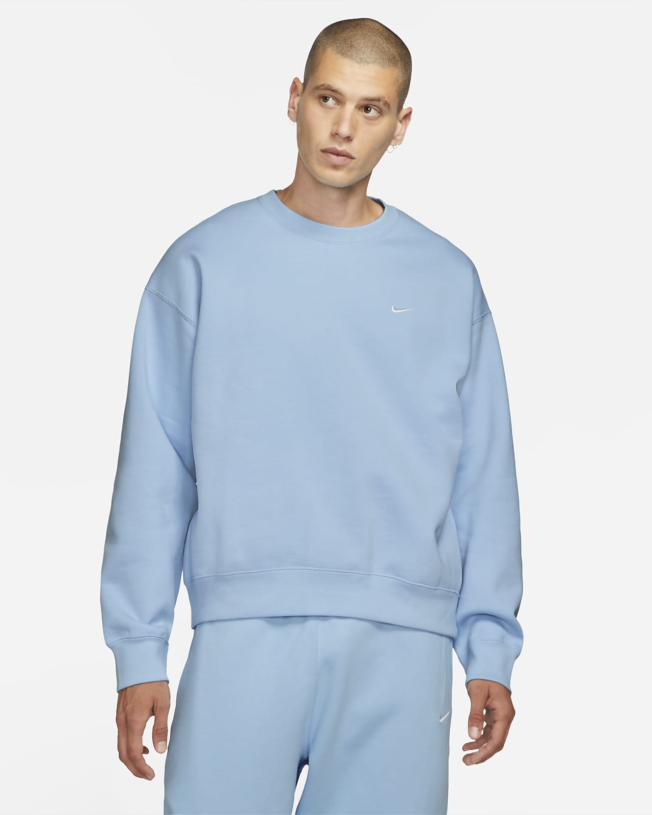 nike fleece crew