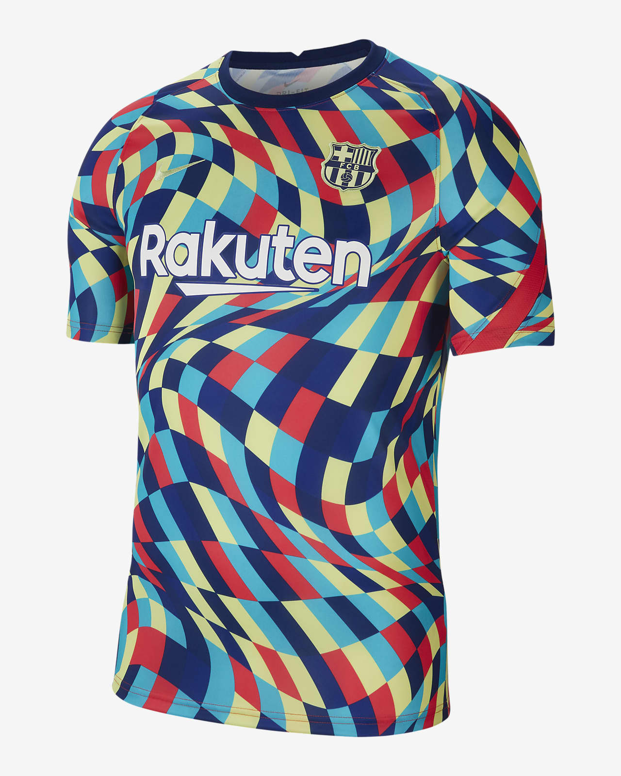 barcelona pre match shirt