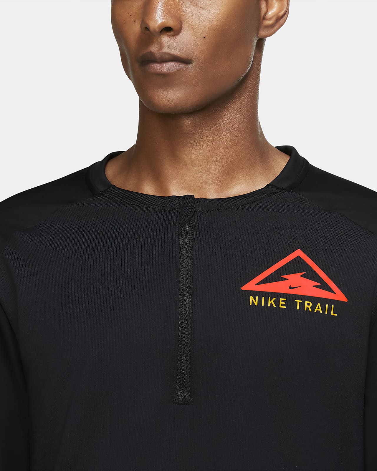 nike grey running top