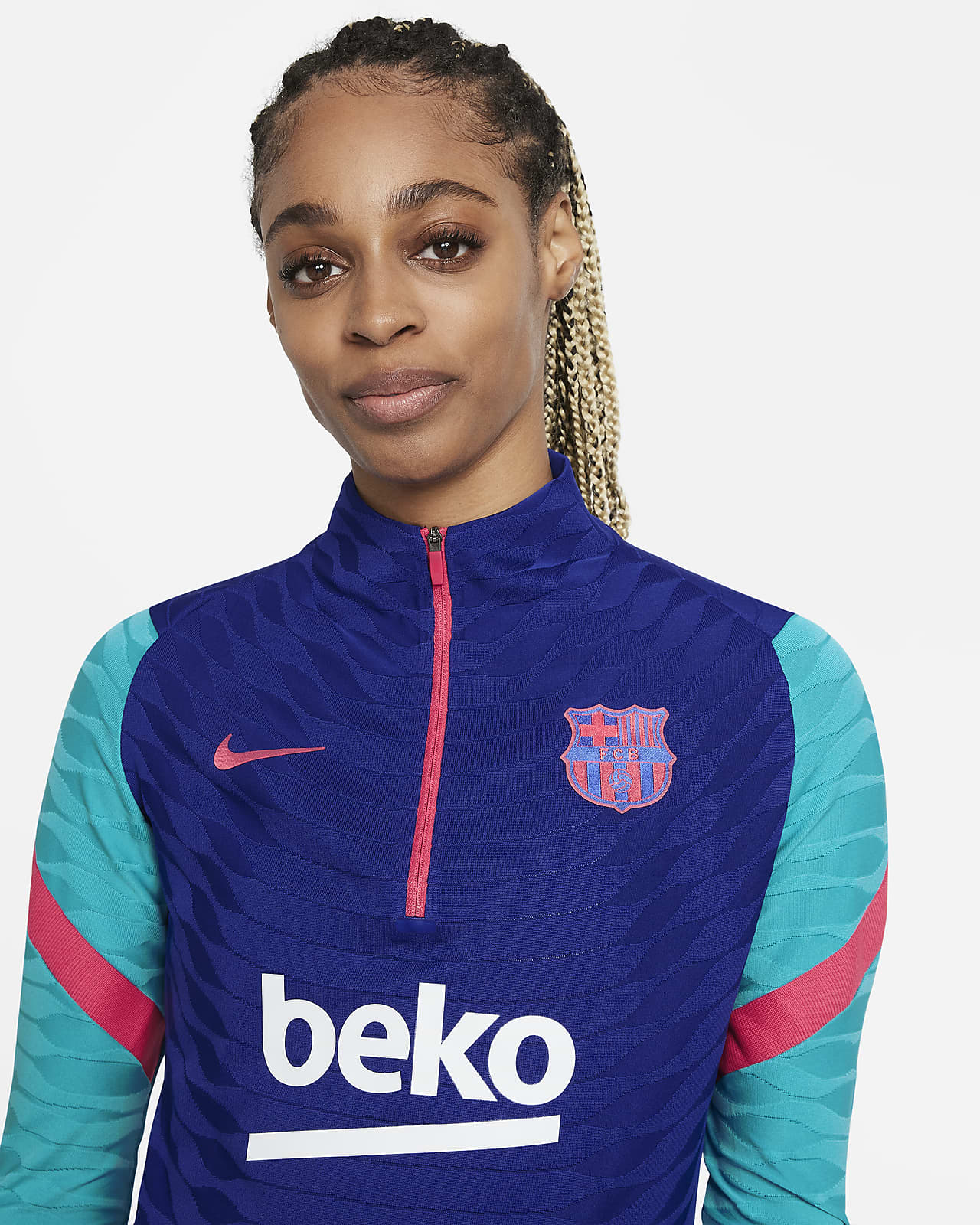 nike barcelona vaporknit strike drill top