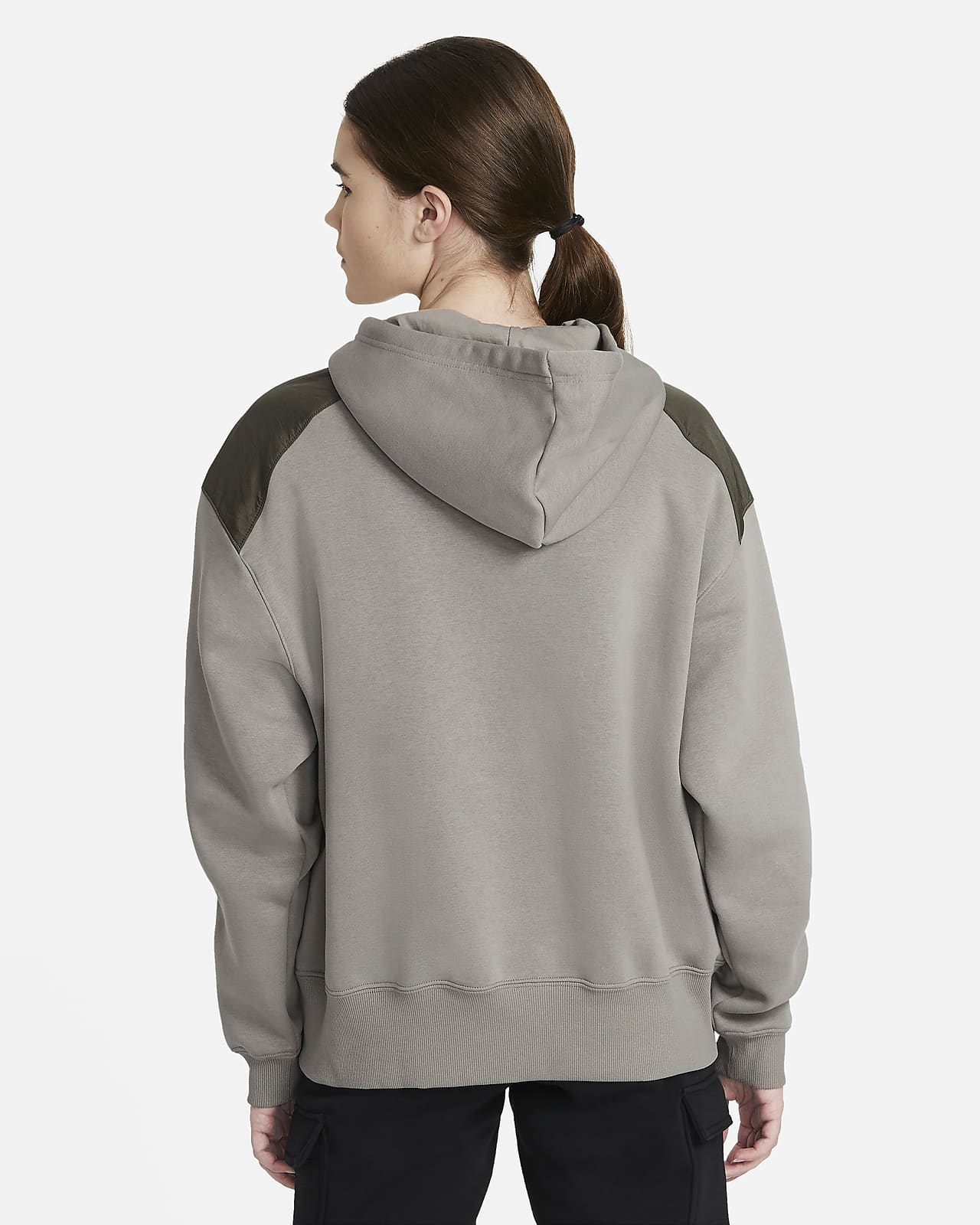nike sportswear women's swoosh pullover hoodie