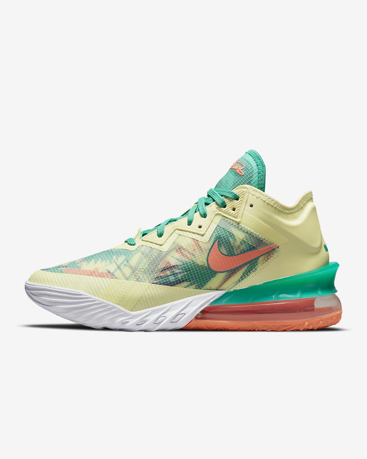 Calzado de básquetbol LeBron 18 Low "Summer Refresh". Nike.com