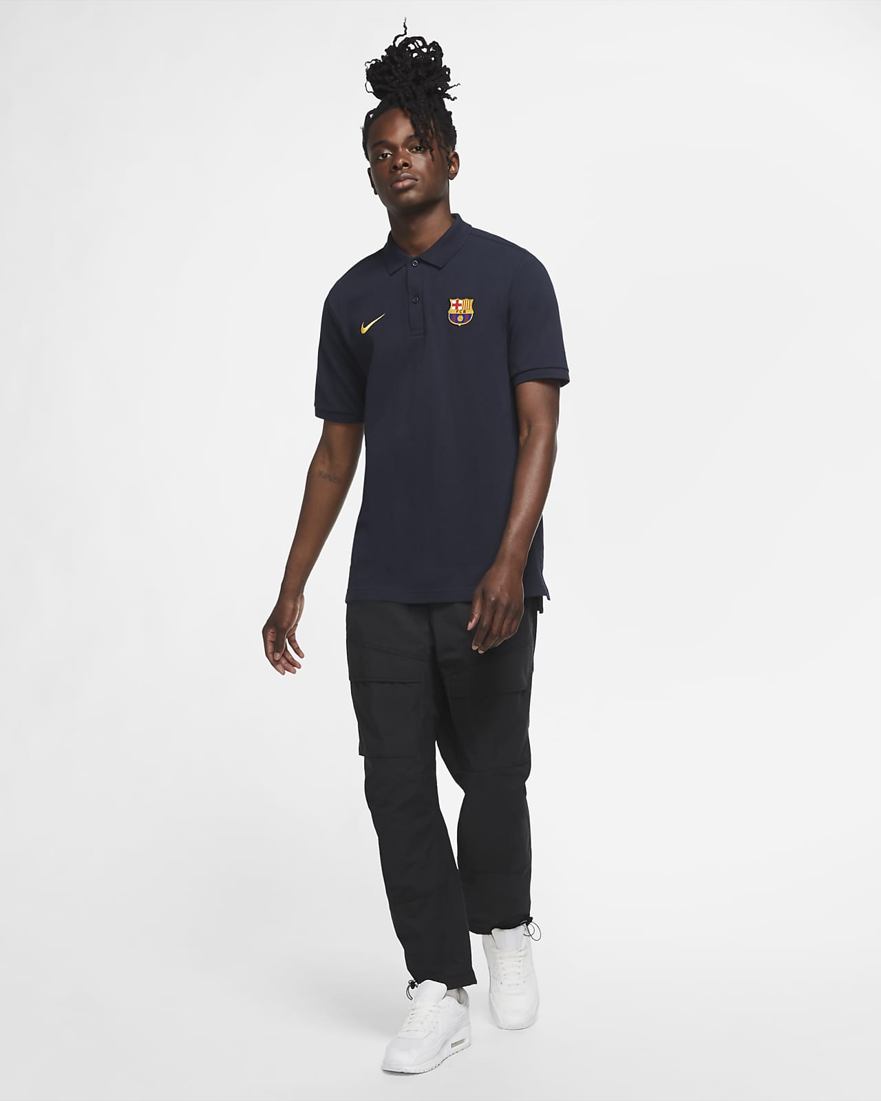 fc barcelona polo shirt nike