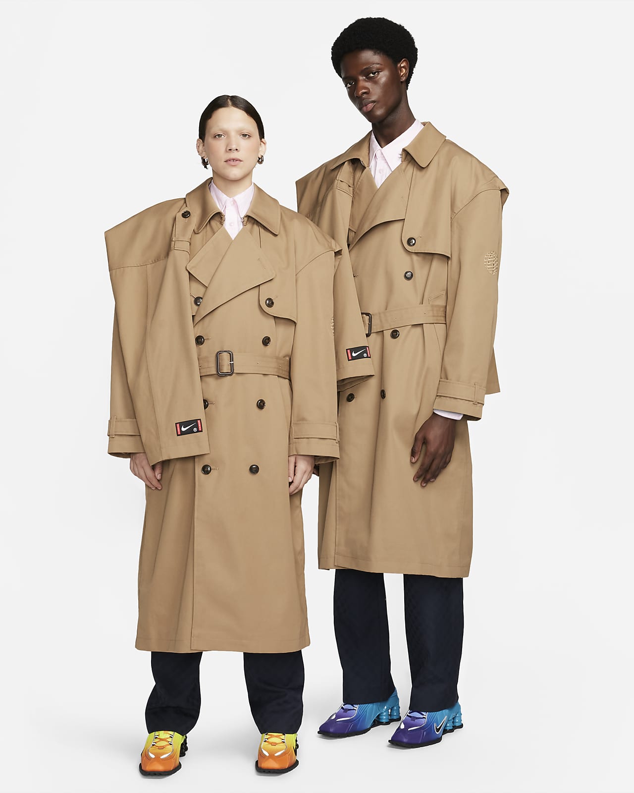 Nike sales trench coat