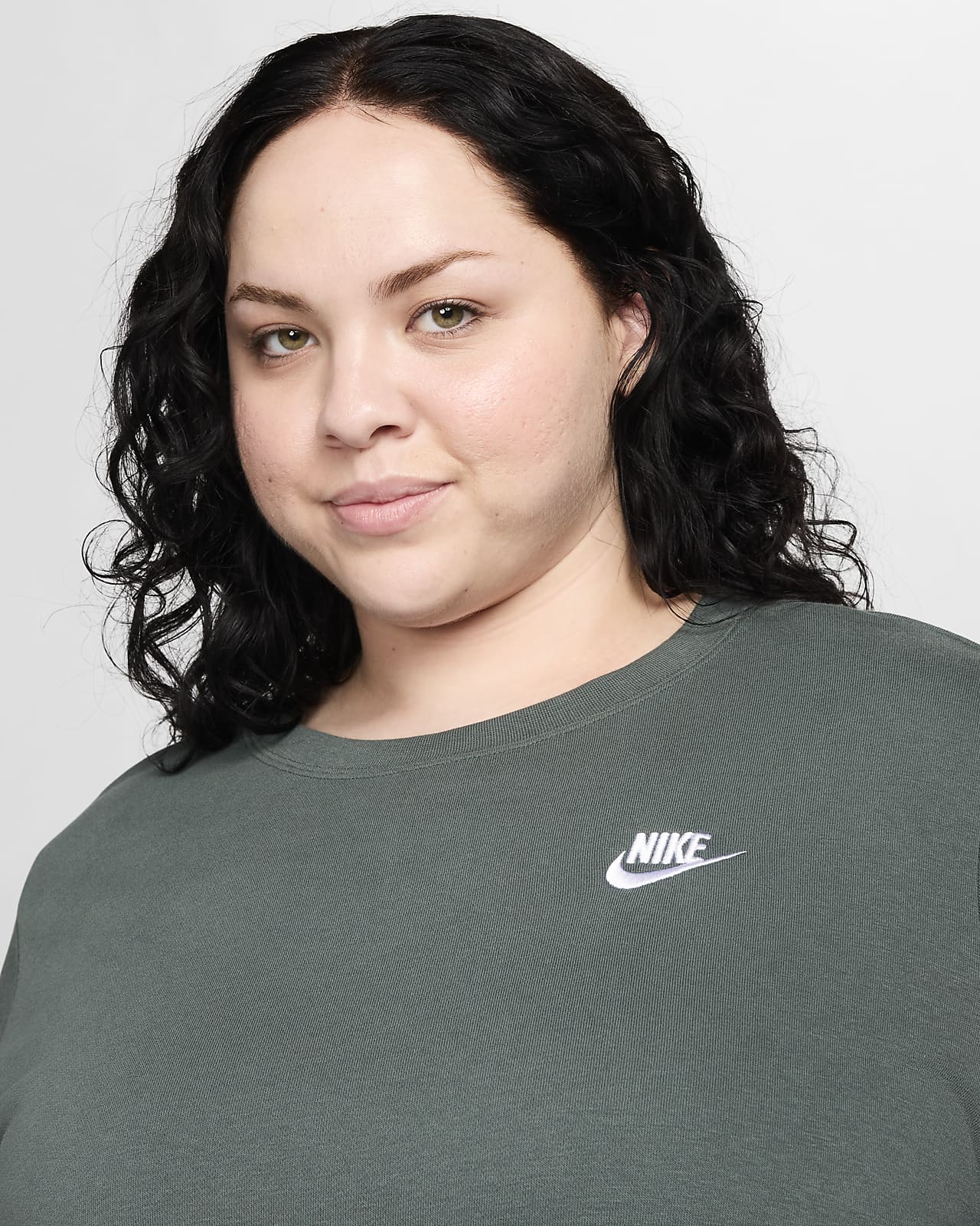 Nike WOMEN'S Sportswear REVERSIBLE Crop Crew Sweatshirt SIZE