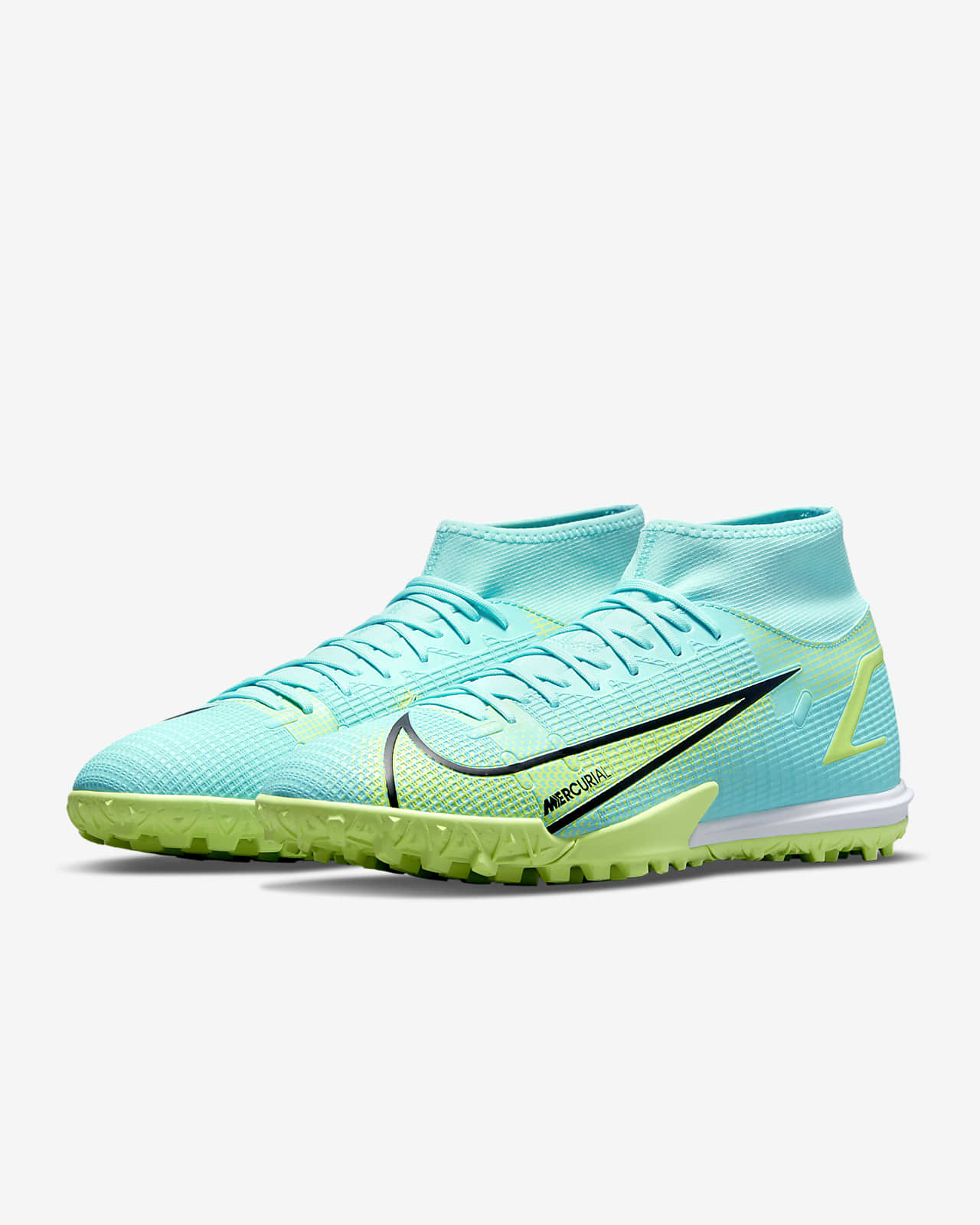 Calzado de fútbol para pasto sintético (turf) Nike Mercurial Superfly 8  Academy TF. Nike MX