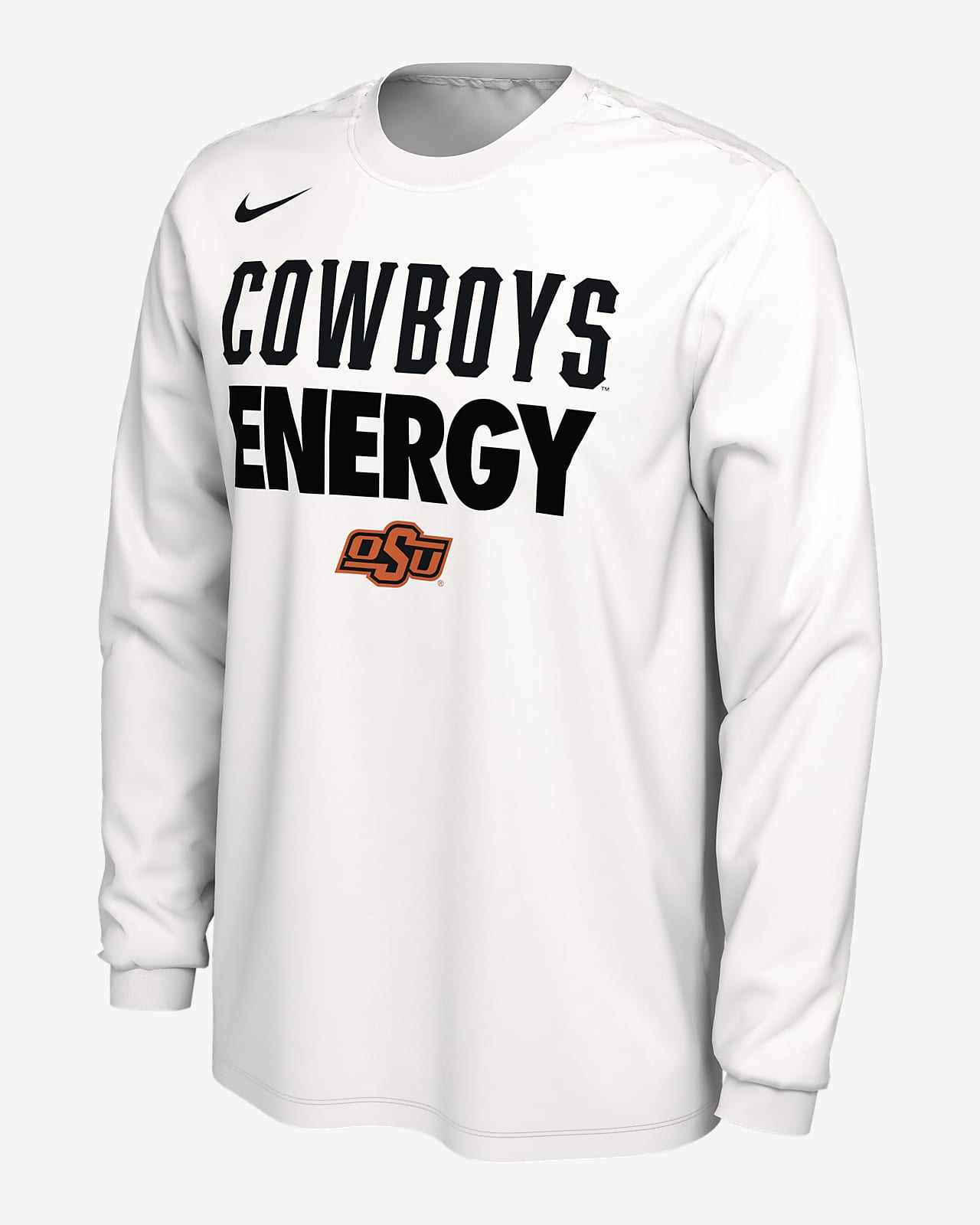 Oklahoma State Men's Nike College Long-Sleeve T-Shirt