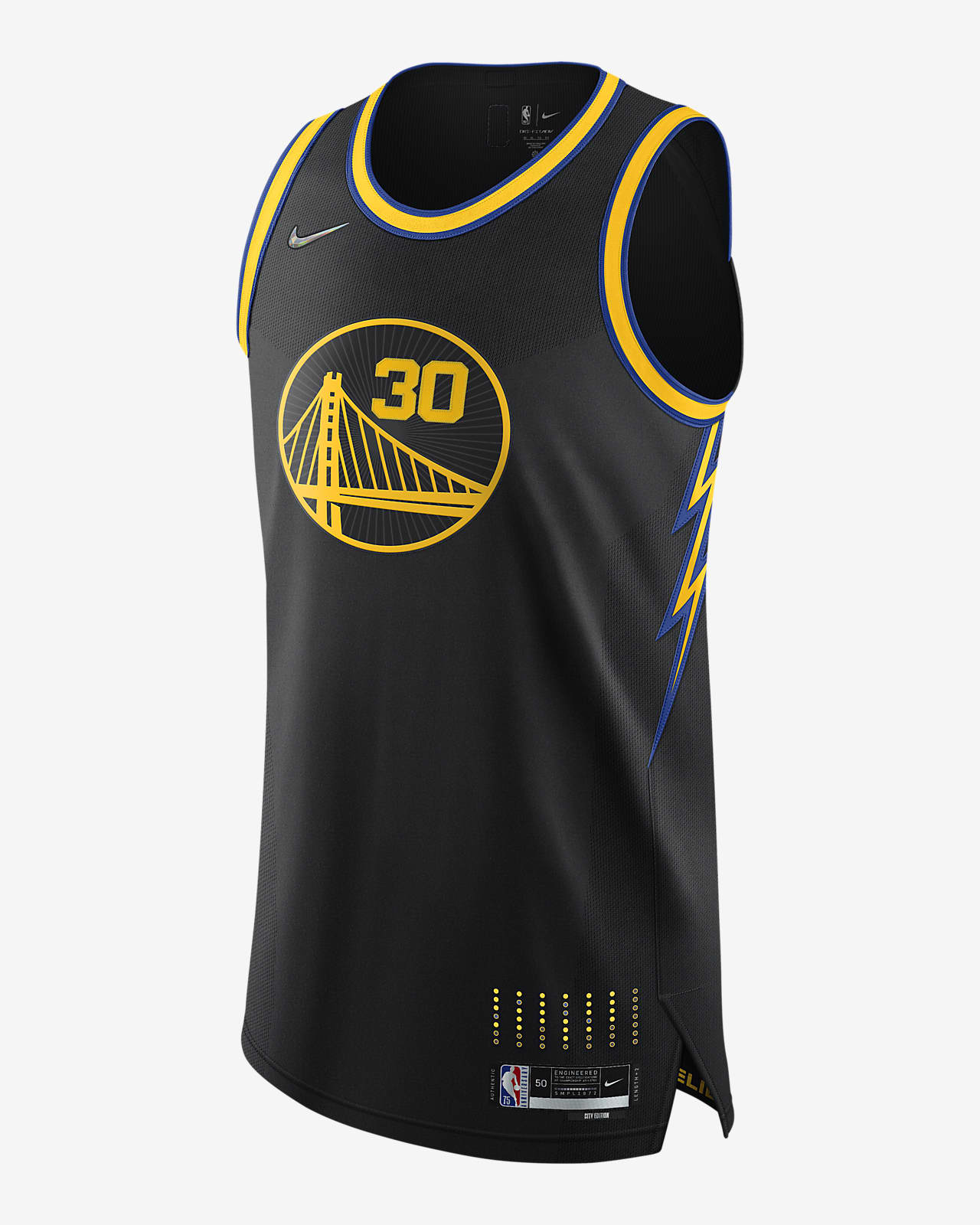 nike men's 2021-22 city edition golden state warriors