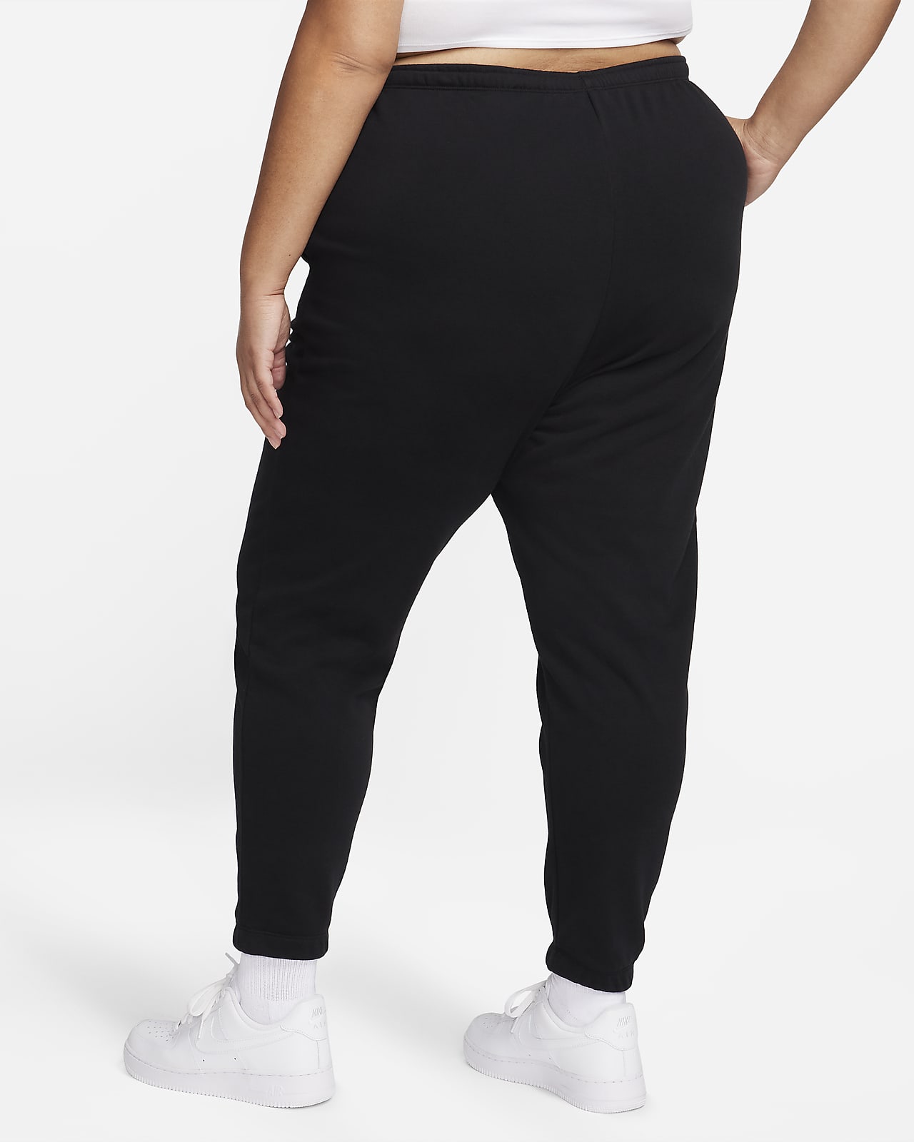 sportswear chill terry slim high waisted french terry tracksuit bottoms Nq60CZ