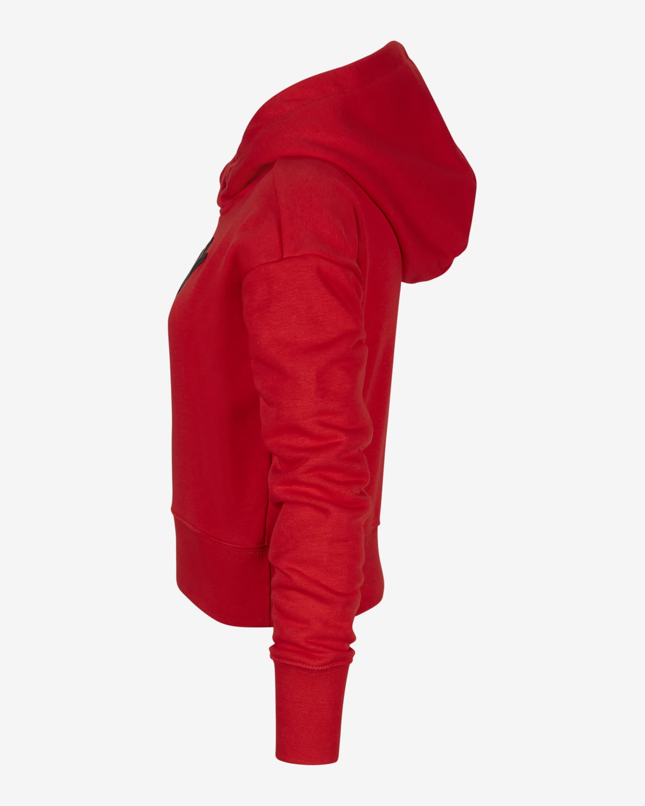 girls red nike hoodie