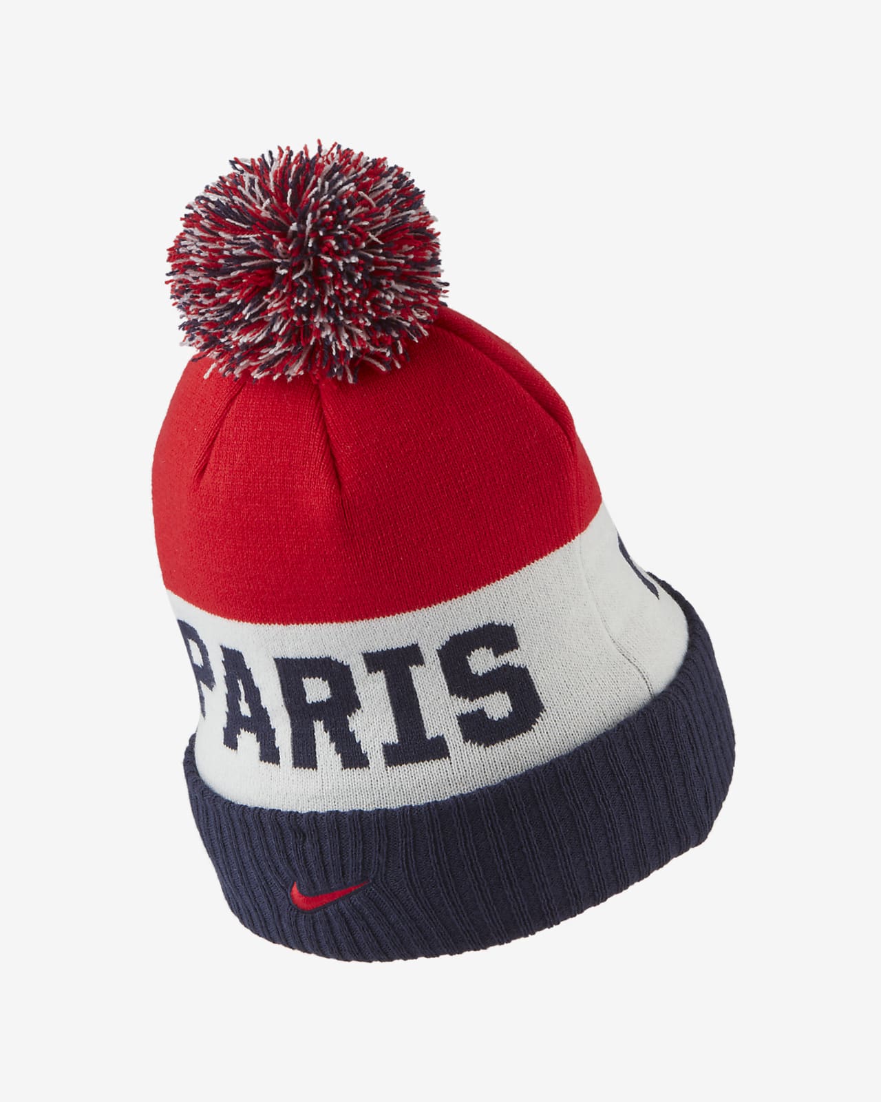 psg white beanie