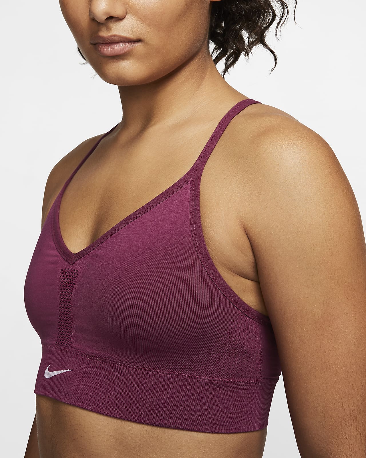 nike performance seamless light bra