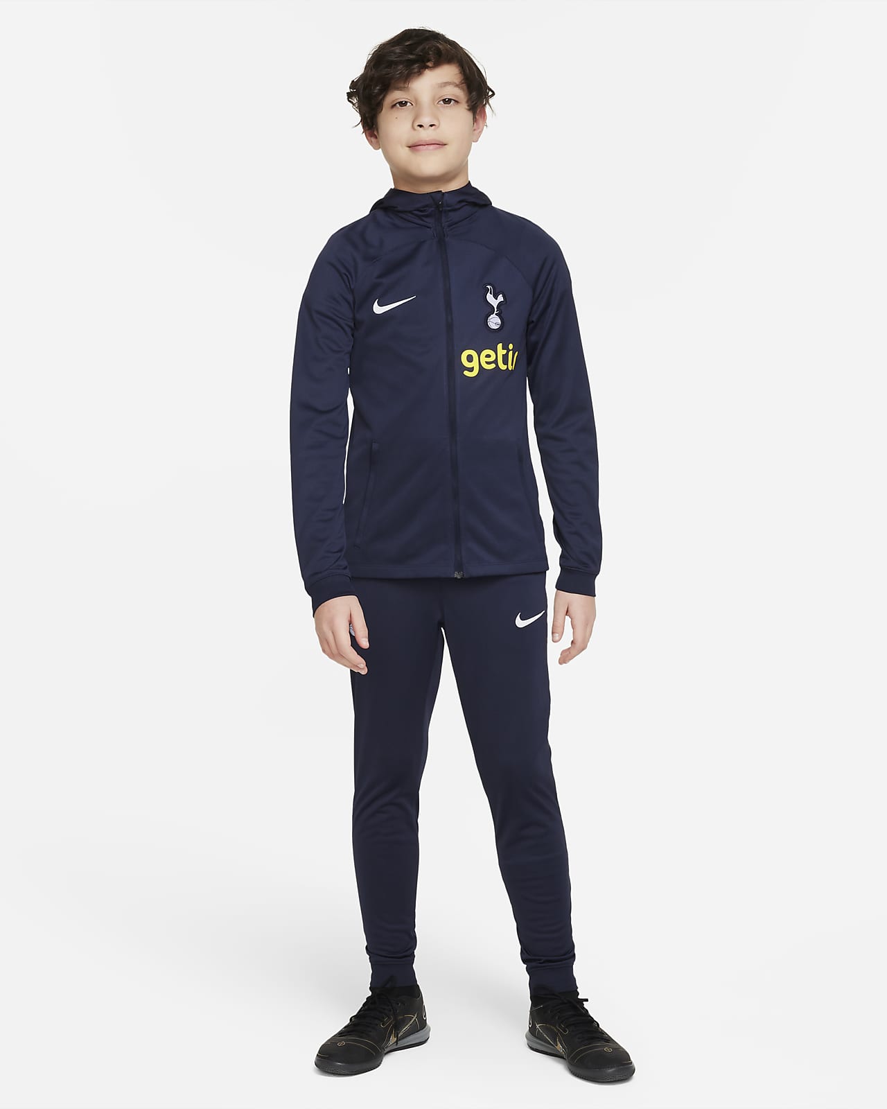 Blue Nike Tottenham Hotspur FC Strike Hood Tracksuit Junior