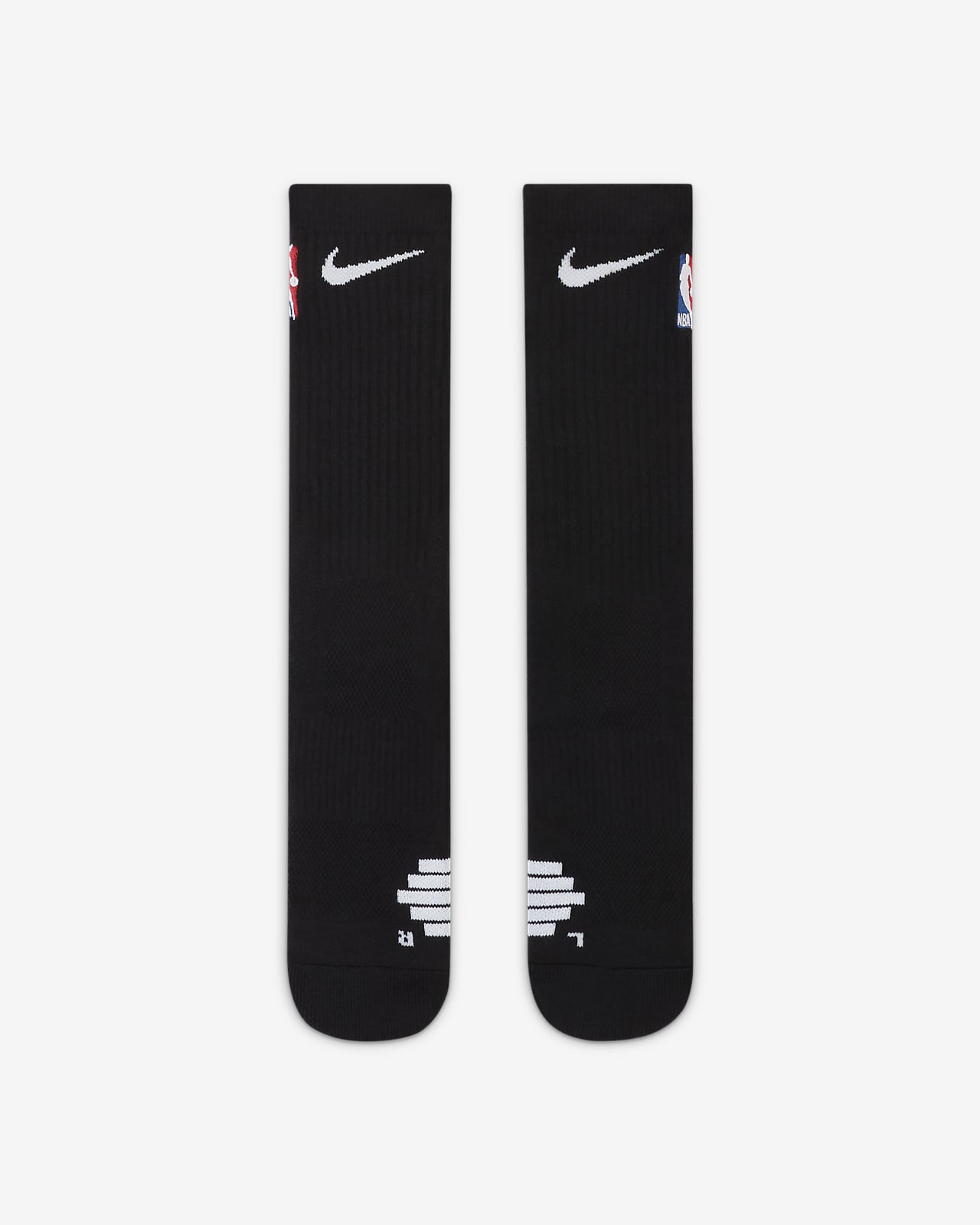 Nike NBA Elite Socks - Full and Mid - Brooklyn Nets Coogi Black and White