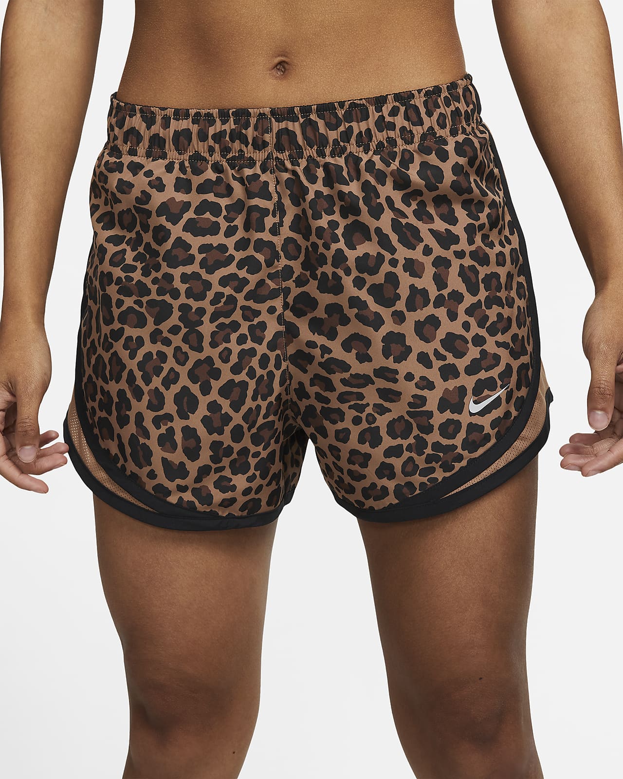 Shorts de running con estampado de leopardo para mujer Nike Dri-FIT Tempo.  Nike MX