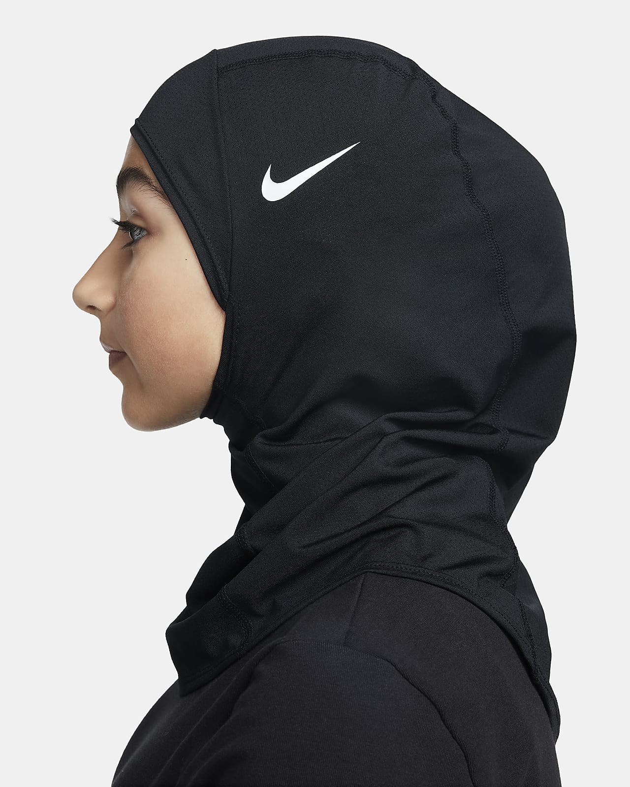 Nike Pro Hijab 2.0 Noir/Blanc M/L : : Mode