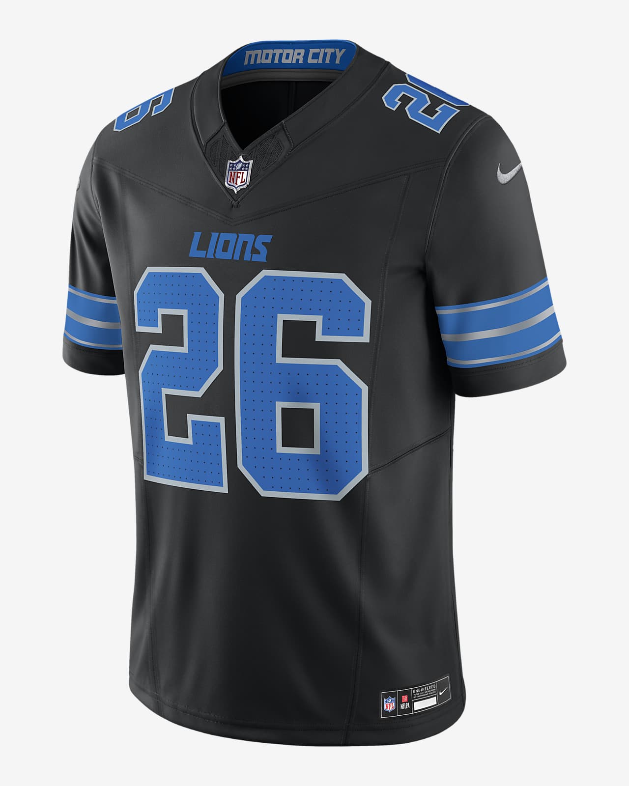 Jersey de fútbol americano Nike Dri-FIT de la NFL Limited para hombre Jahmyr Gibbs Detroit Lions