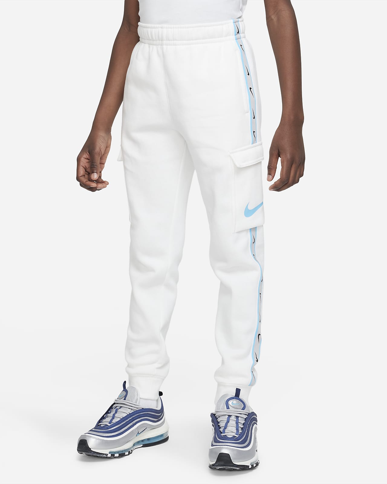 Pantaloni cargo in fleece Nike Sportswear Repeat – Ragazzo