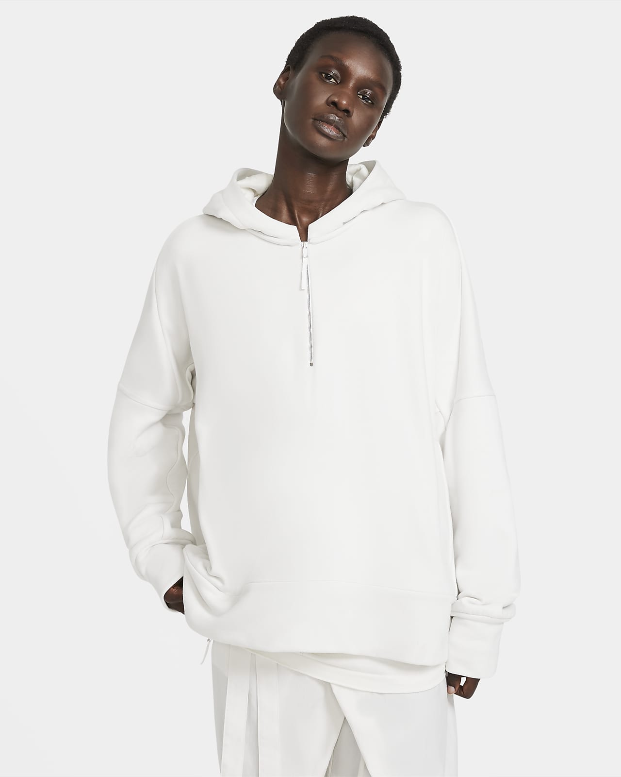nike white womens hoodie