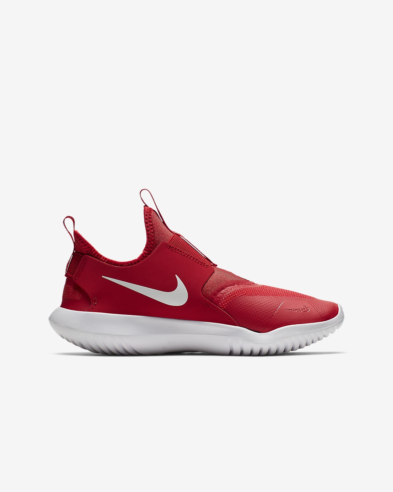 red nike flex runner