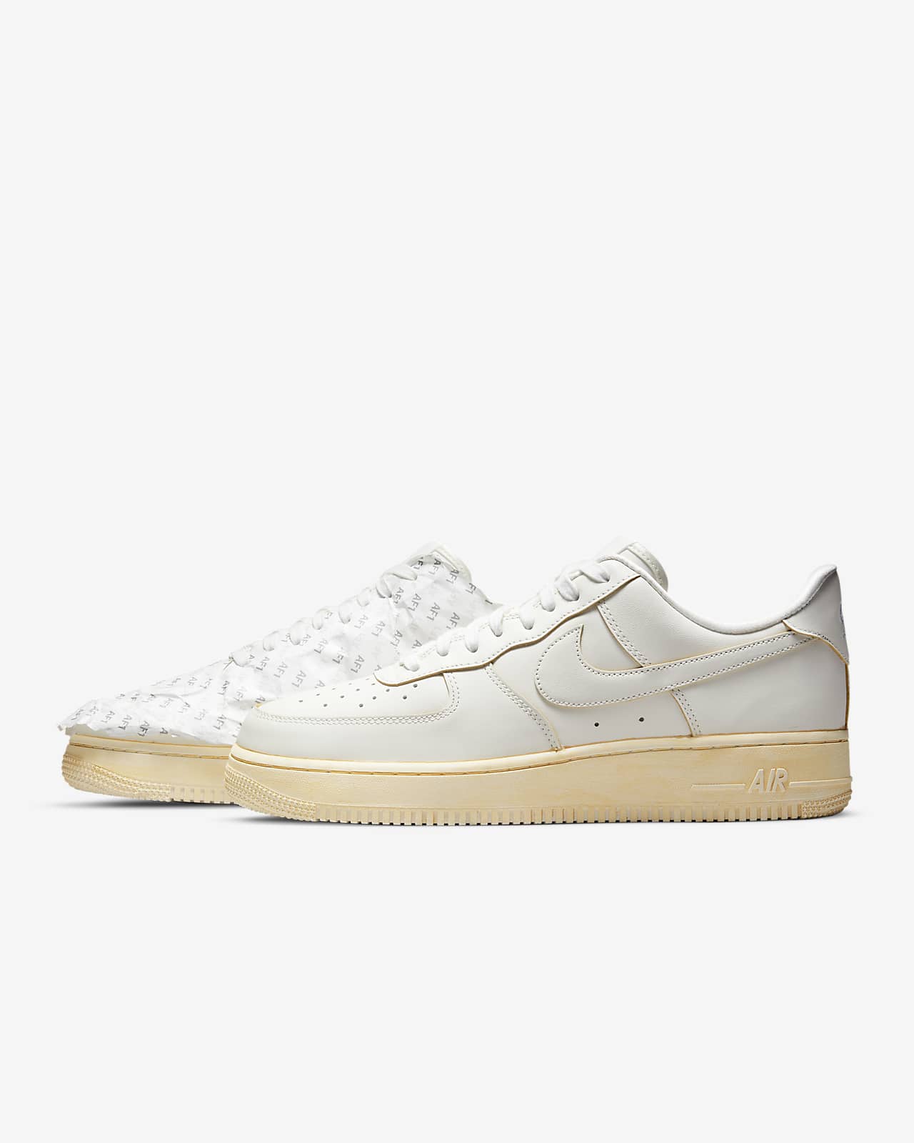 SoleWhat - Nike Air Force 1 '07 Lv8. This pair features a split