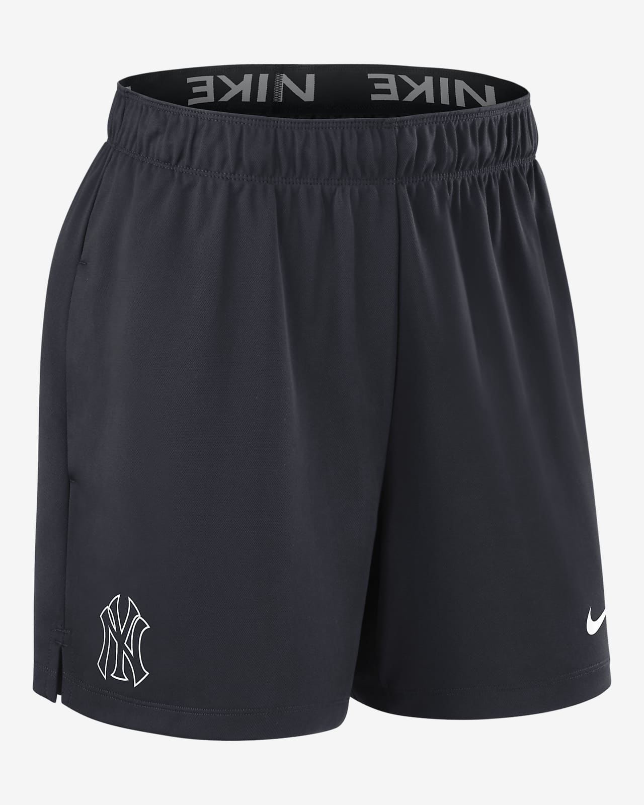 Shorts Nike Dri-FIT de la MLB para mujer New York Yankees Authentic Collection Practice
