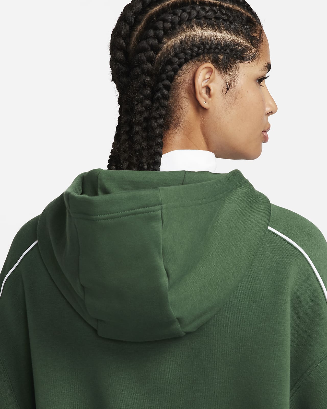 Felpa con zip nike donna top