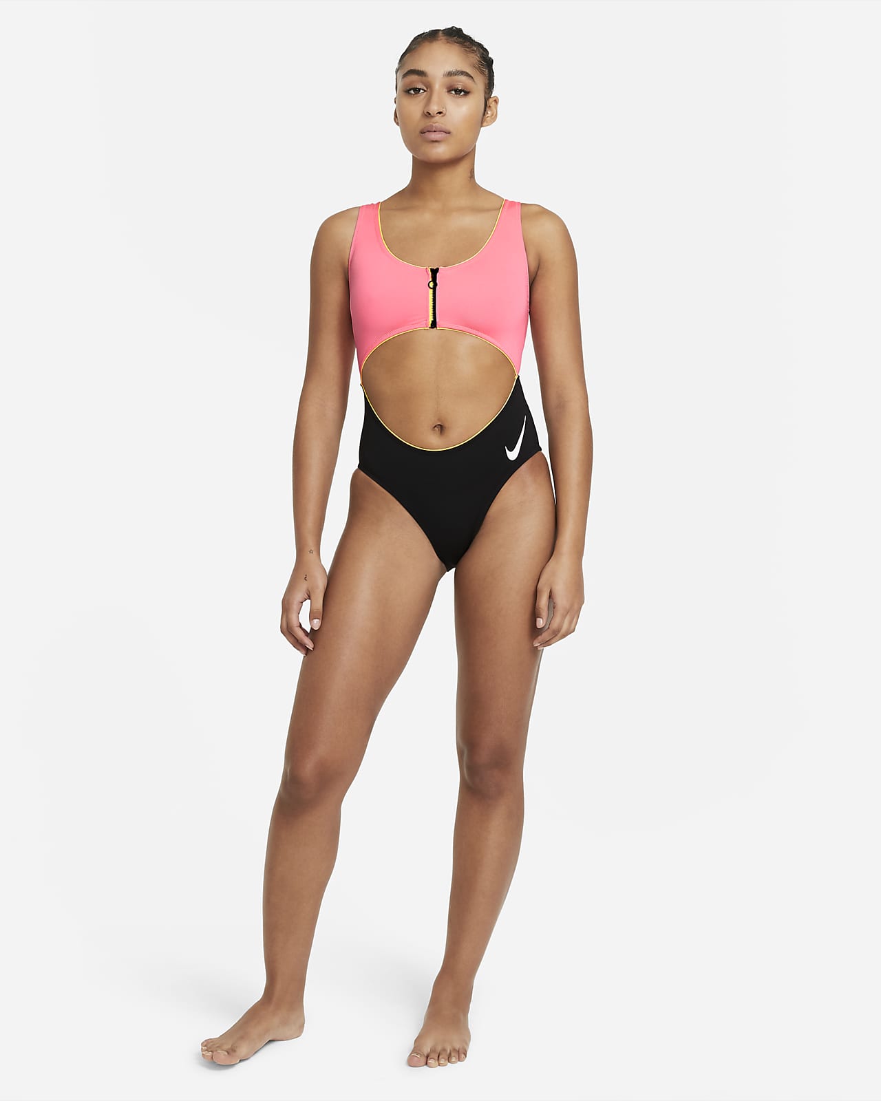Nike Women S Color Block 1 Piece Swimsuit Nike Com