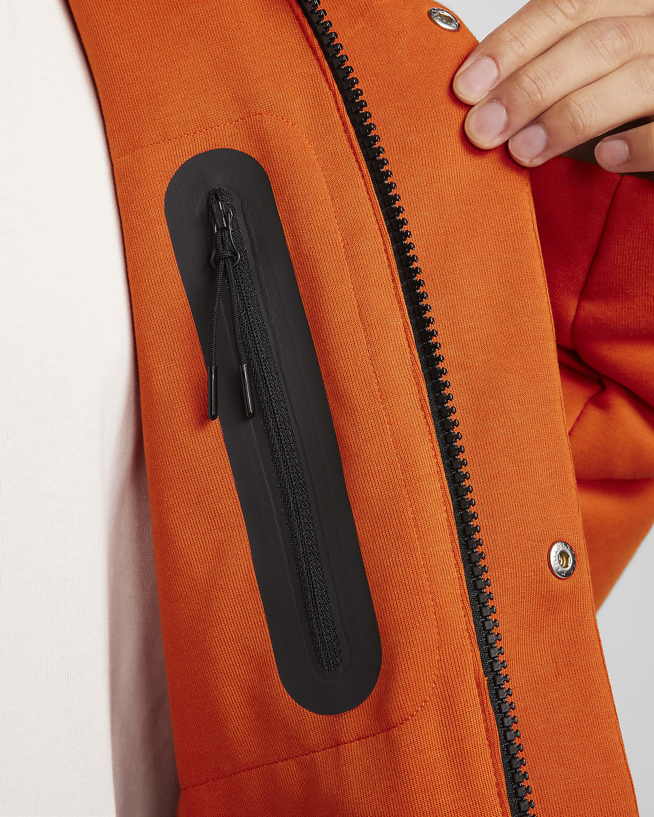 orange nike jacket puffer