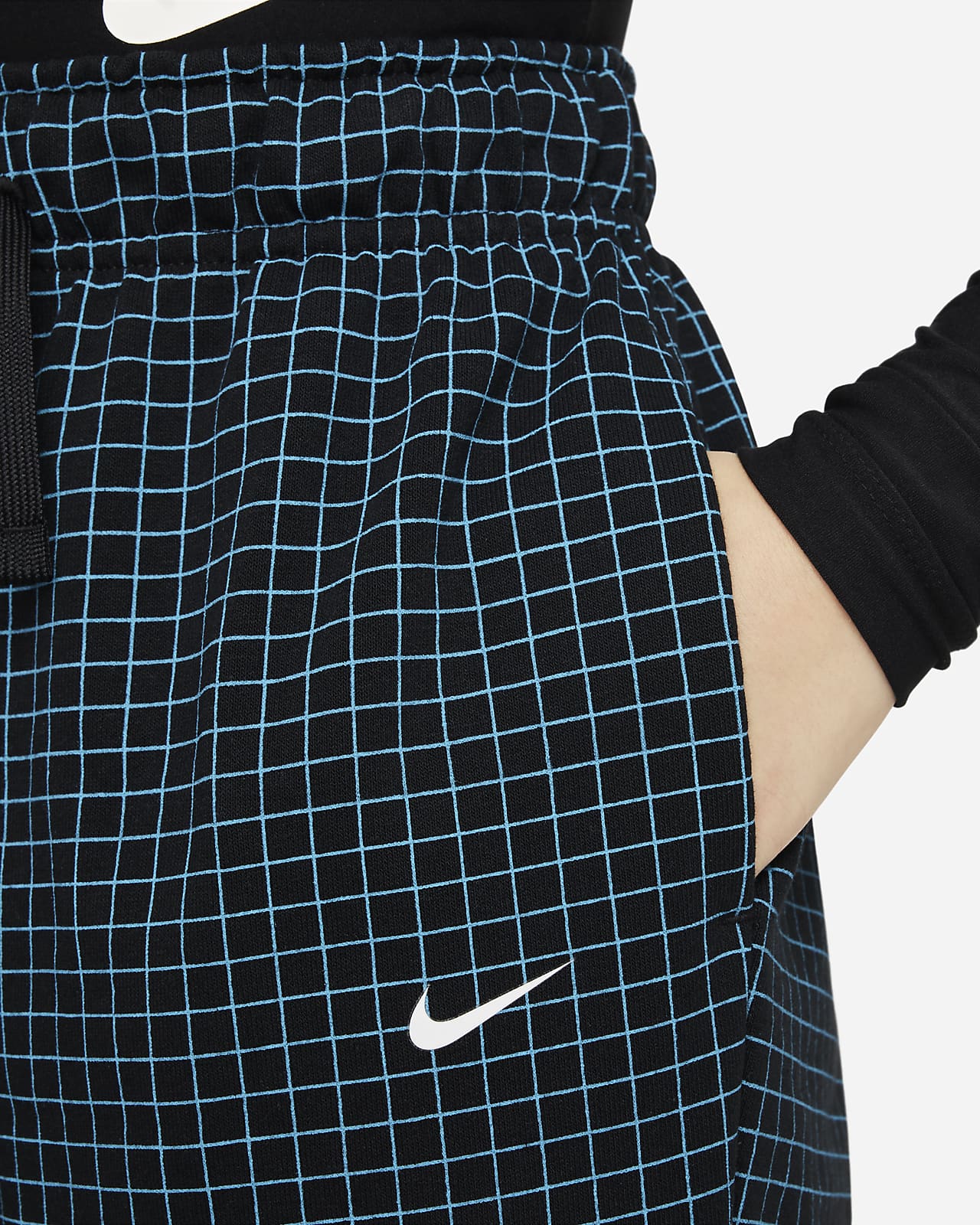 Nike Sportswear Club Fleece Older Kids Girls HighWaisted Fitted  Trousers Extended Size Nike NL