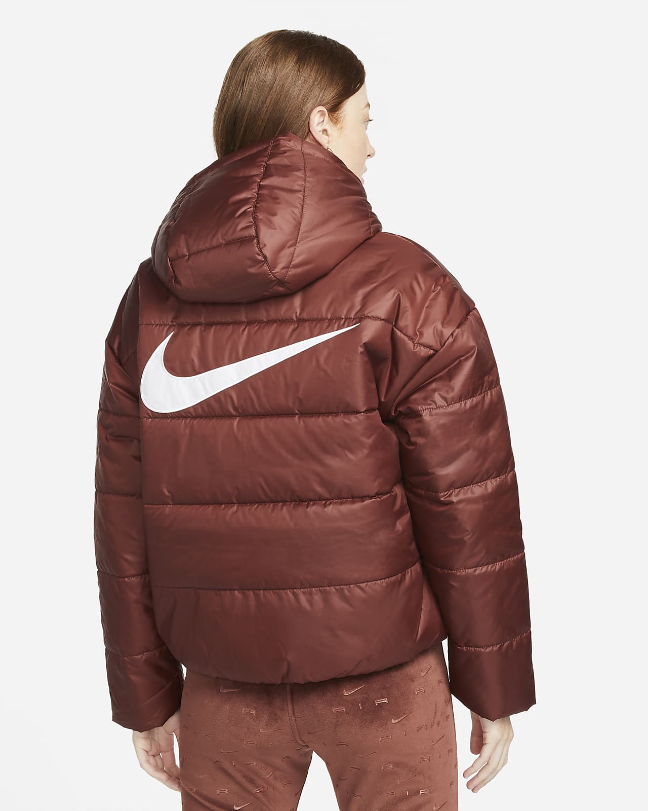 nike long hooded jacket