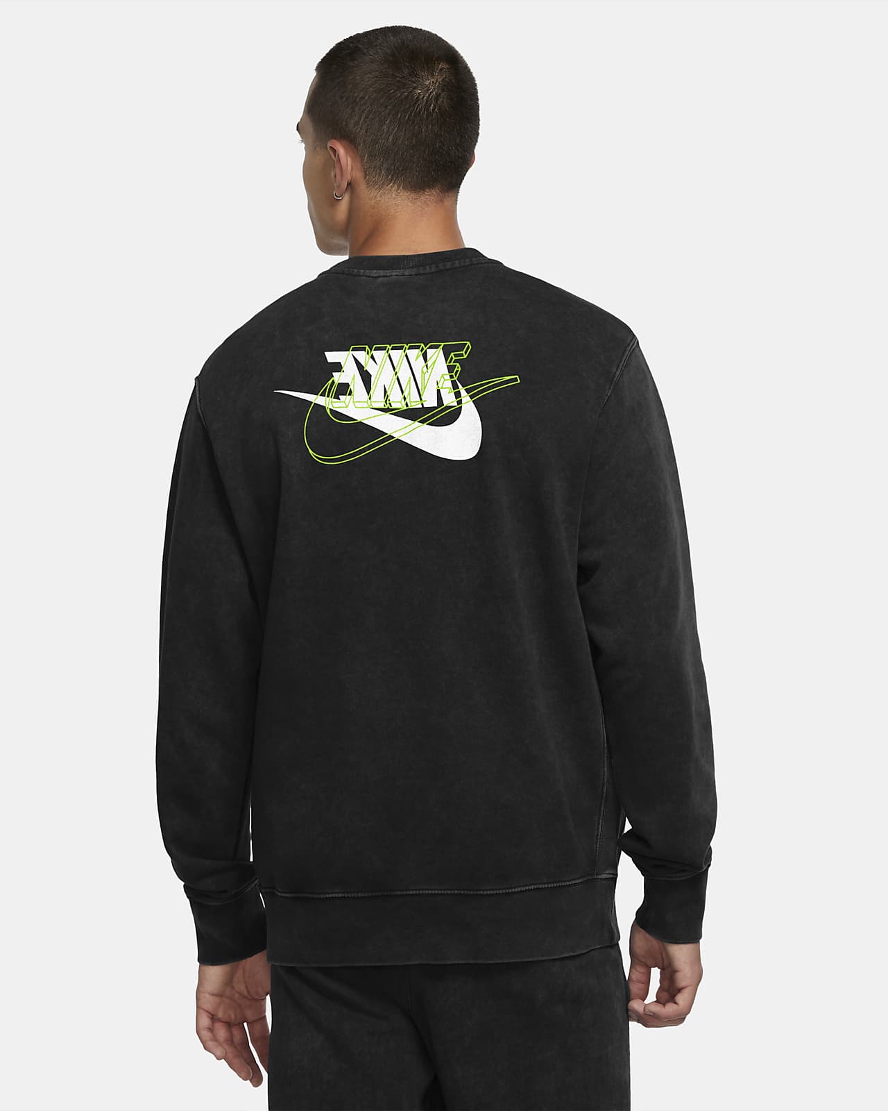 nike sportswear french terry crew