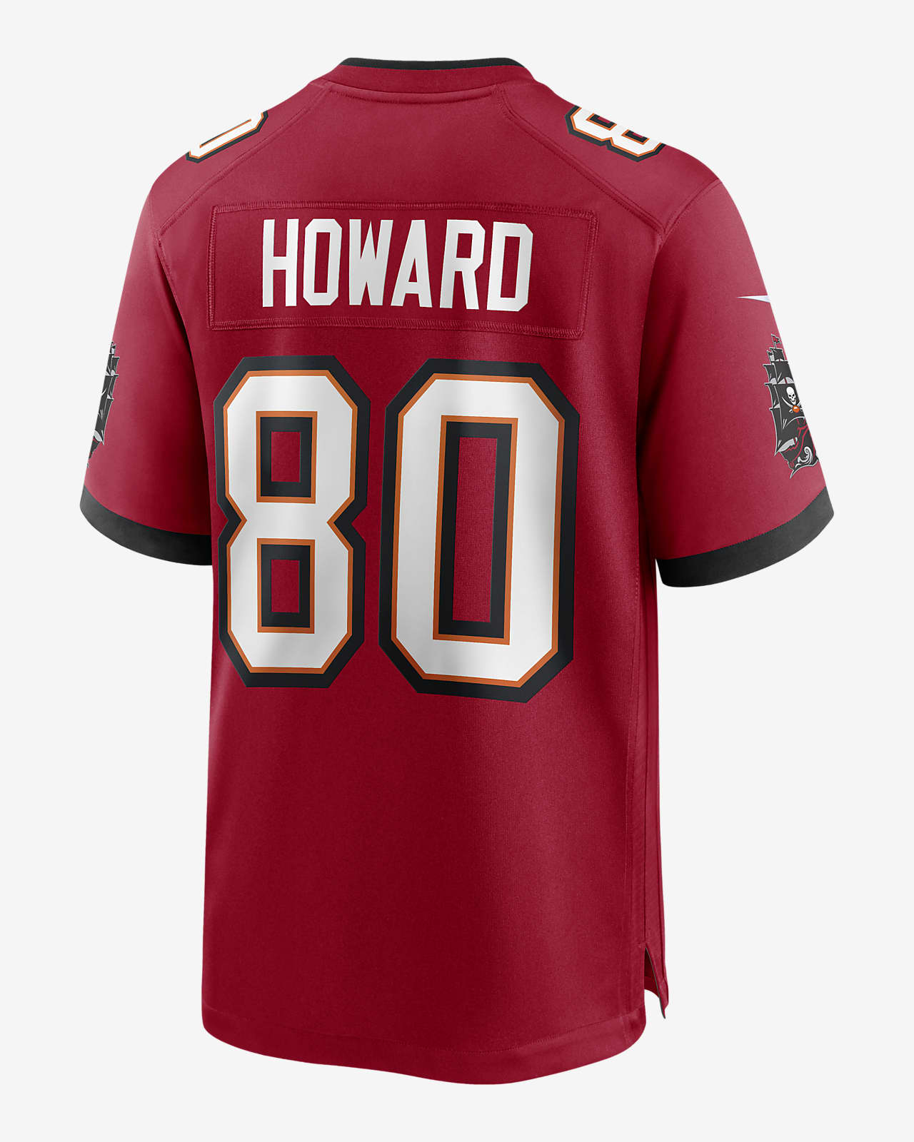 Nike Tampa Bay Buccaneers No80 O. J. Howard Red Team Color Men's Stitched NFL Vapor Untouchable Limited Jersey