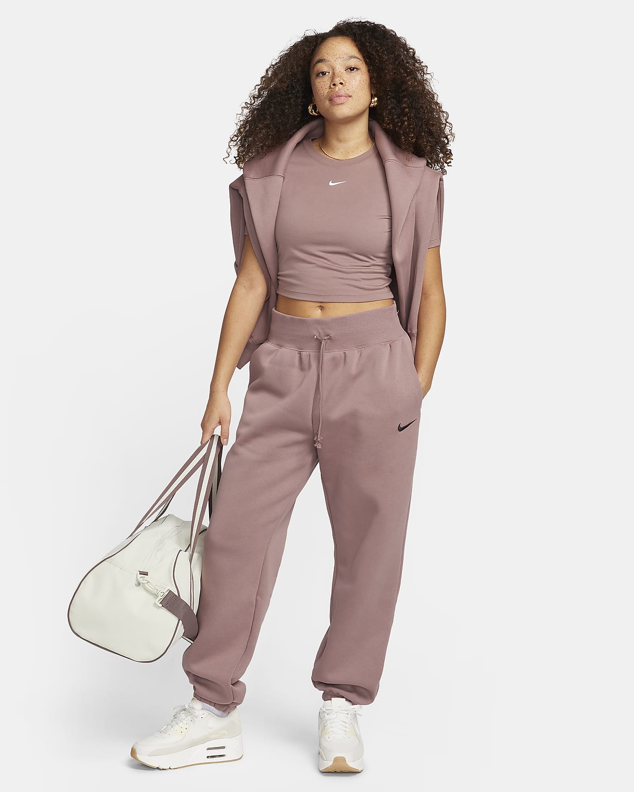 Nike Sportswear Phoenix Fleece Oversize-Trainingshose mit hohem Taillenbund  für Damen