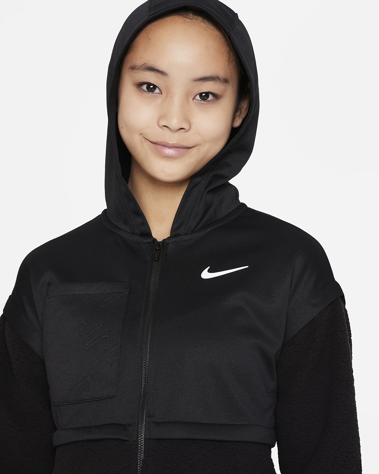 nike black hoodie girls