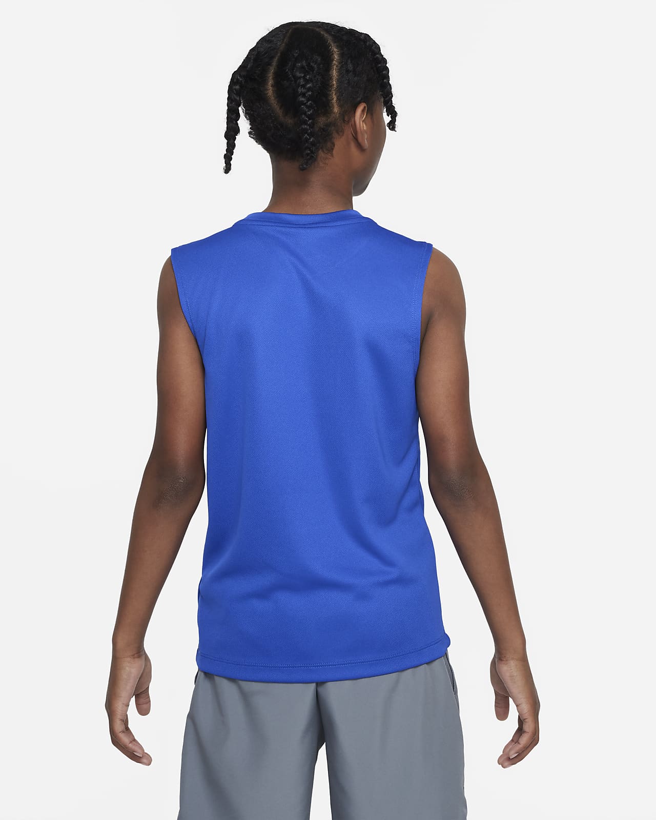 Nike, Shirts & Tops, Nike Drifit Athletic Tank Girls Size Small Two Tone  Blue