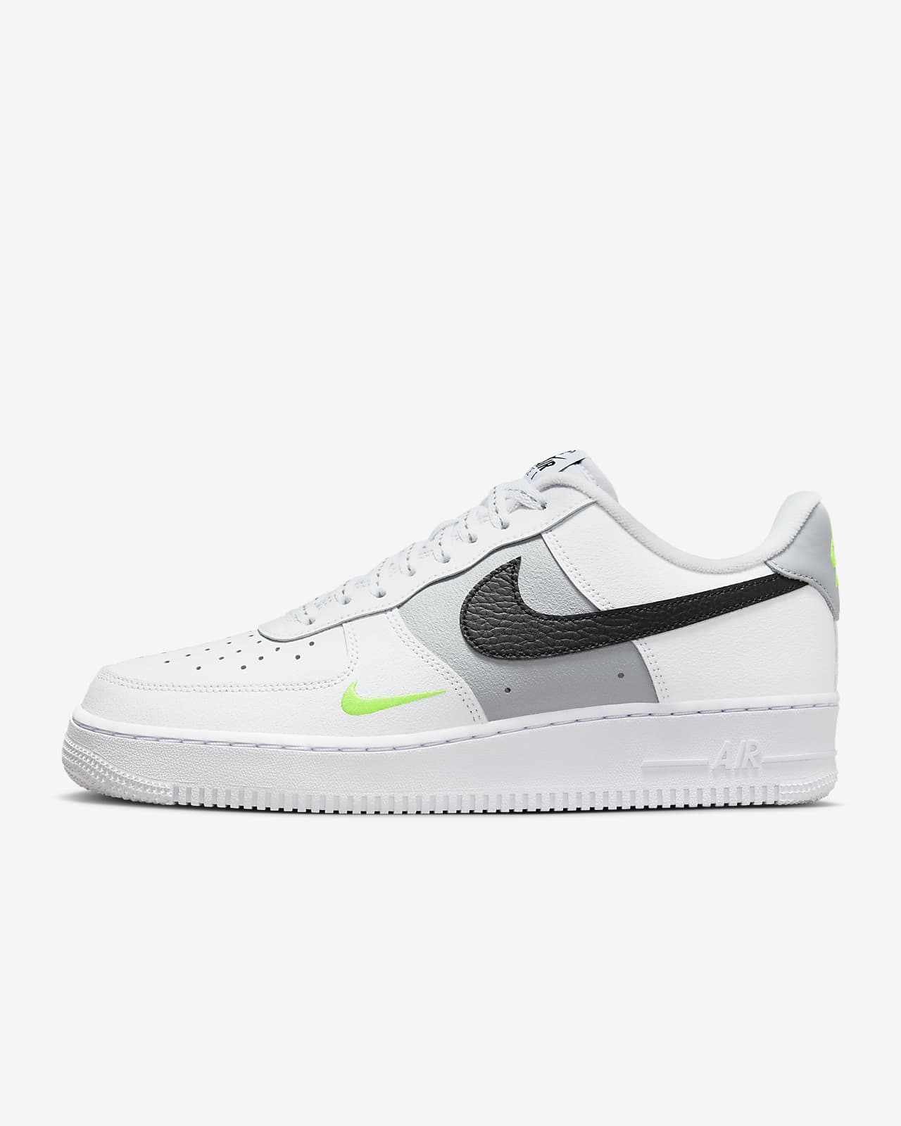 Nike Men's Air Force 1 Shoes (Wolf Grey White White, 10.5) 