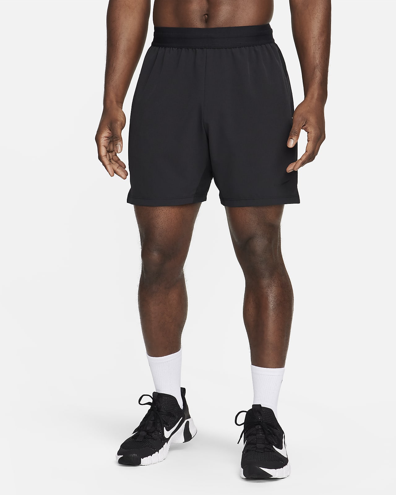 Pánské 18cm fitness kraťasy Nike Flex Rep 4.0 bez podšívky