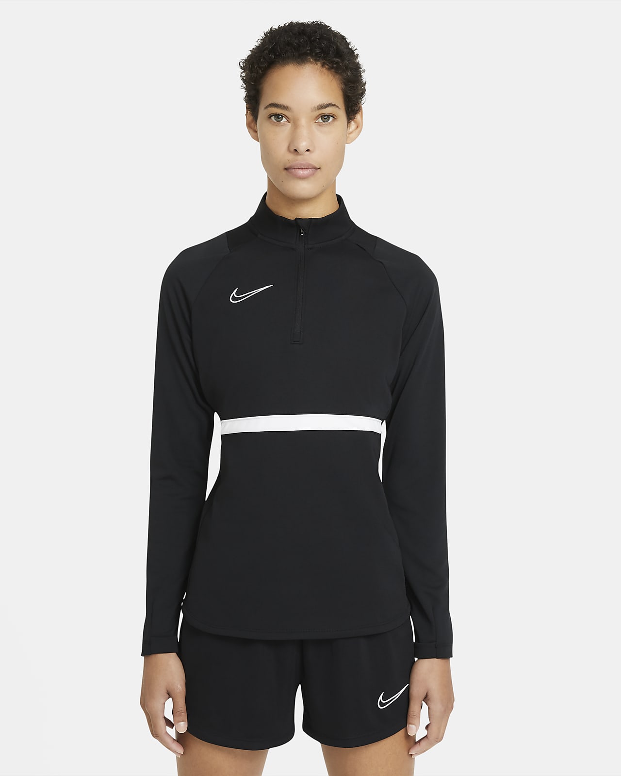 Nike Dri-FIT Academy Voetbaltrainingstop voor dames. Nike BE
