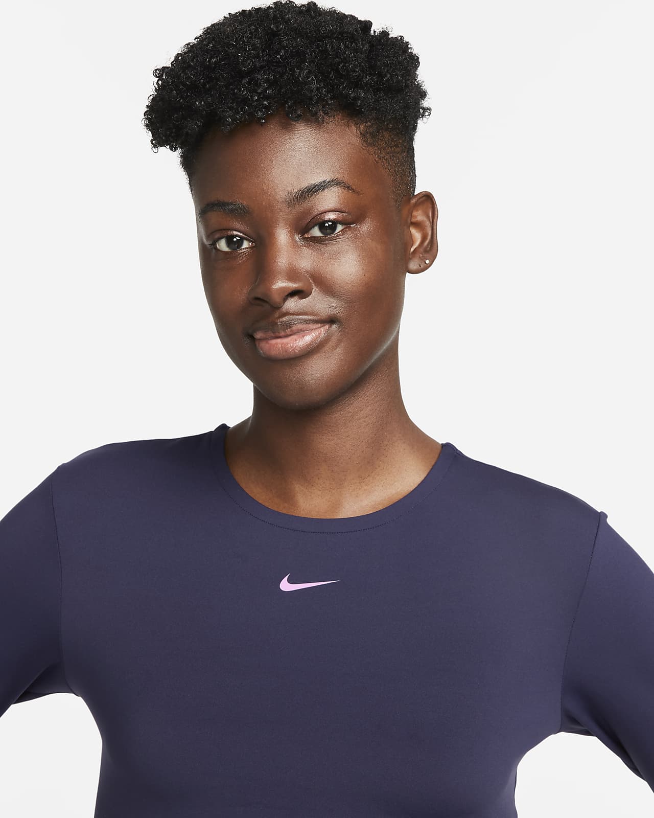 Nike Pro Women's Cropped Long-Sleeve Top.