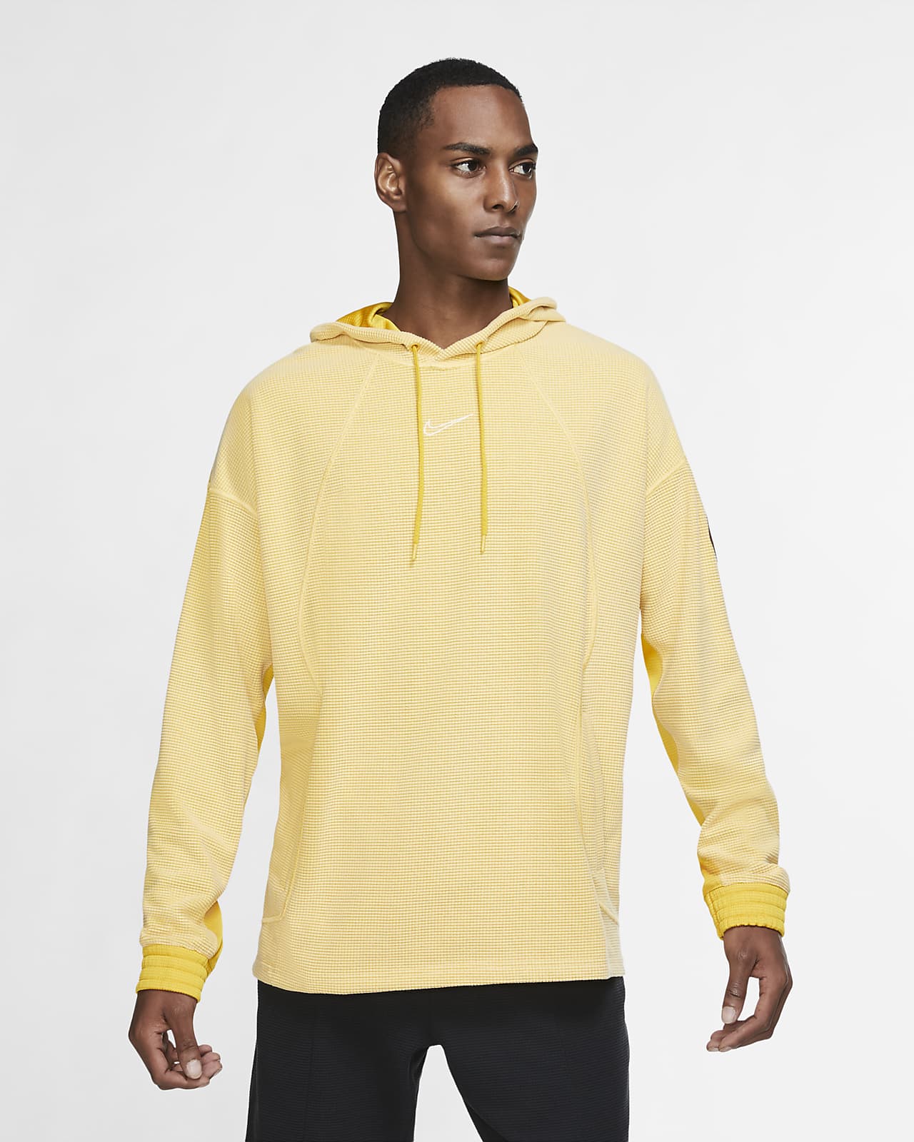 nike mens yellow hoodie