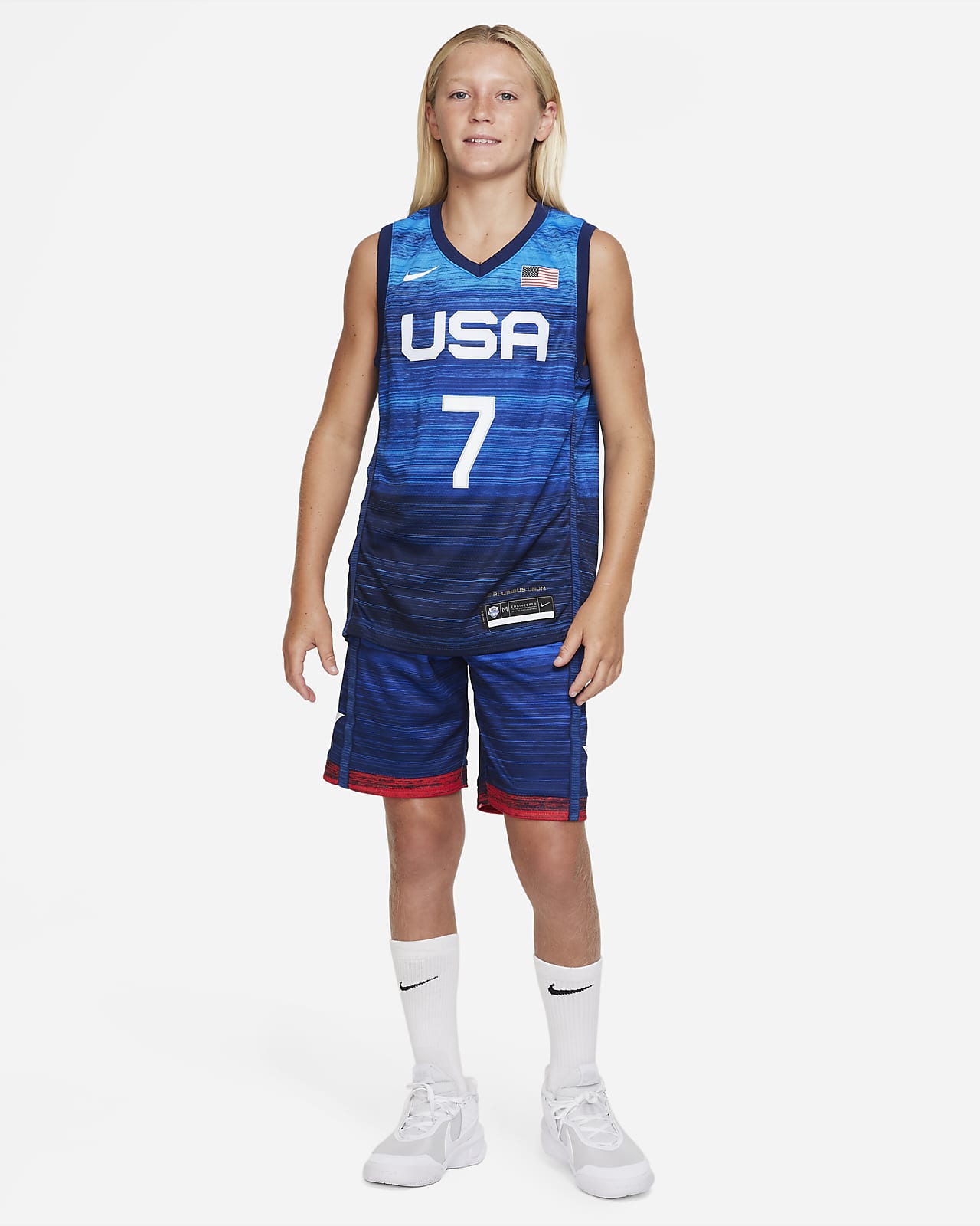 Maillot de basket Nike Team USA (Kevin Durant) (domicile) pour ado