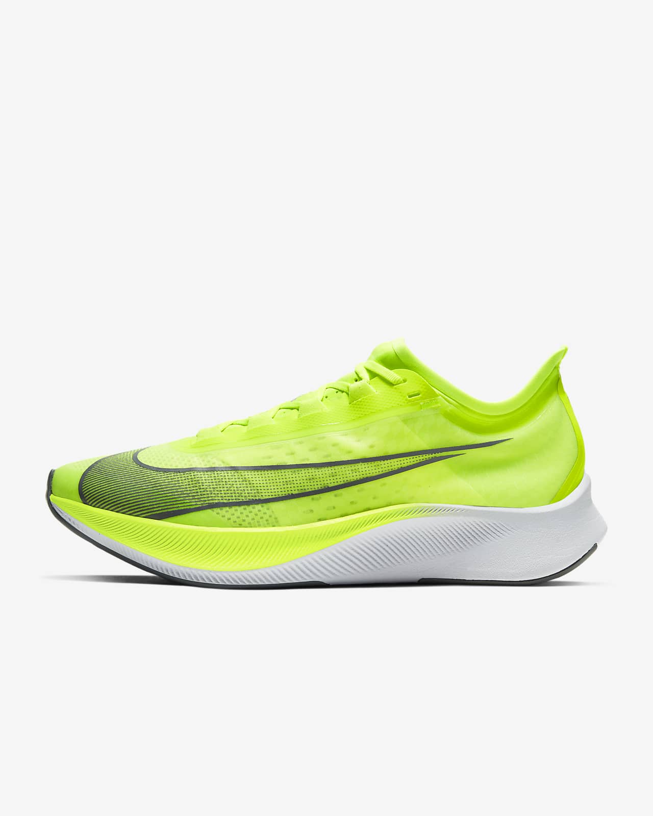 Nike Zoom Fly 3 Men's Road Running Shoes ماطور هواء السنيدي