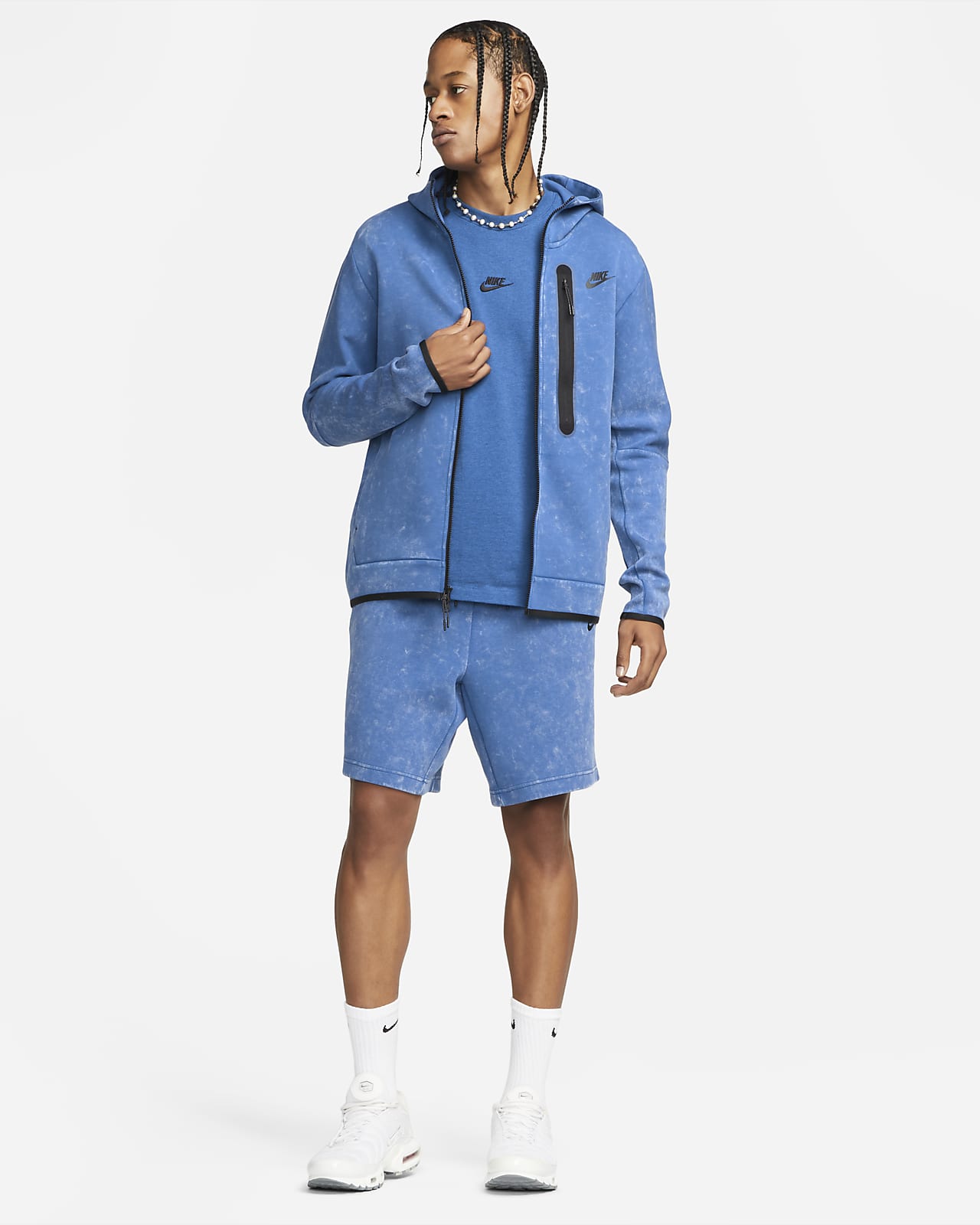 Nike Sportswear Tech Fleece Men's Wash Full-Zip Hoodie. Nike AE
