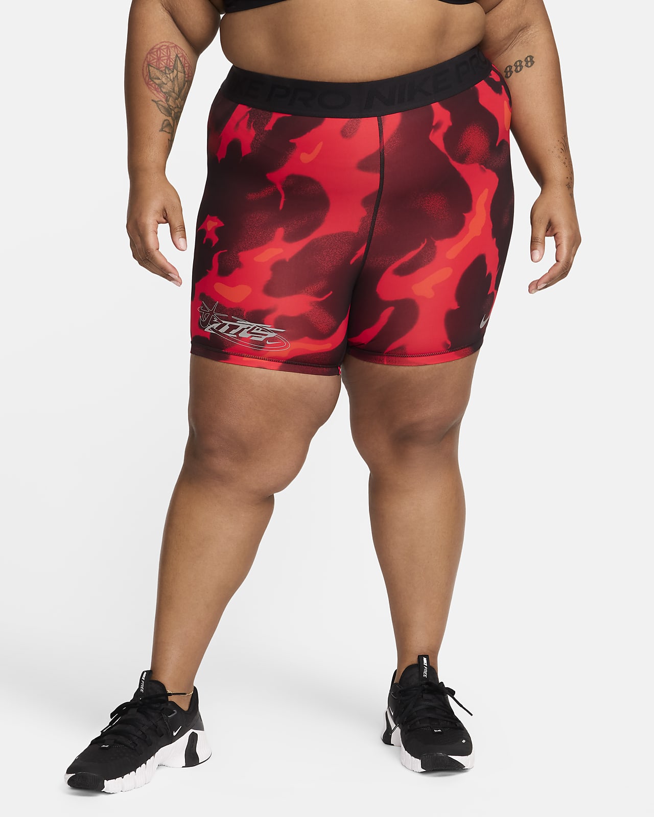 Plus size hotsell nike pro shorts