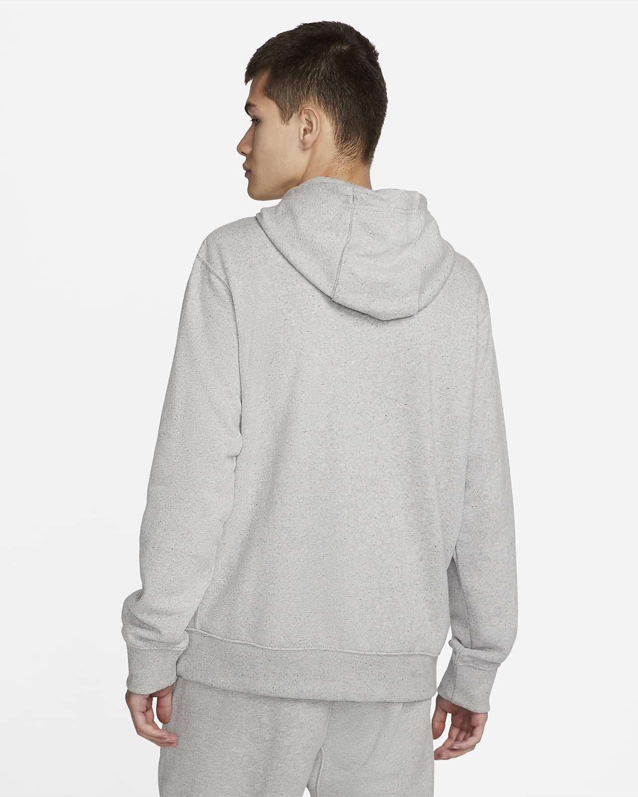 nike double futura overhead hoodie grey