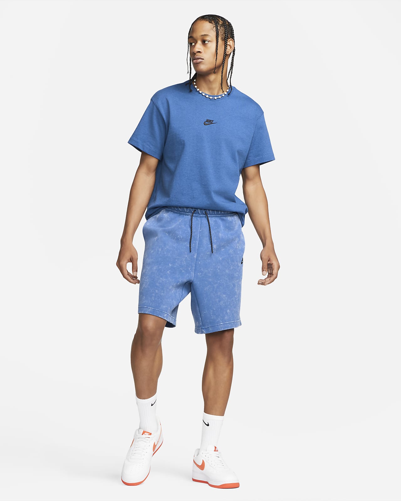 men's washed shorts nike sportswear tech fleece