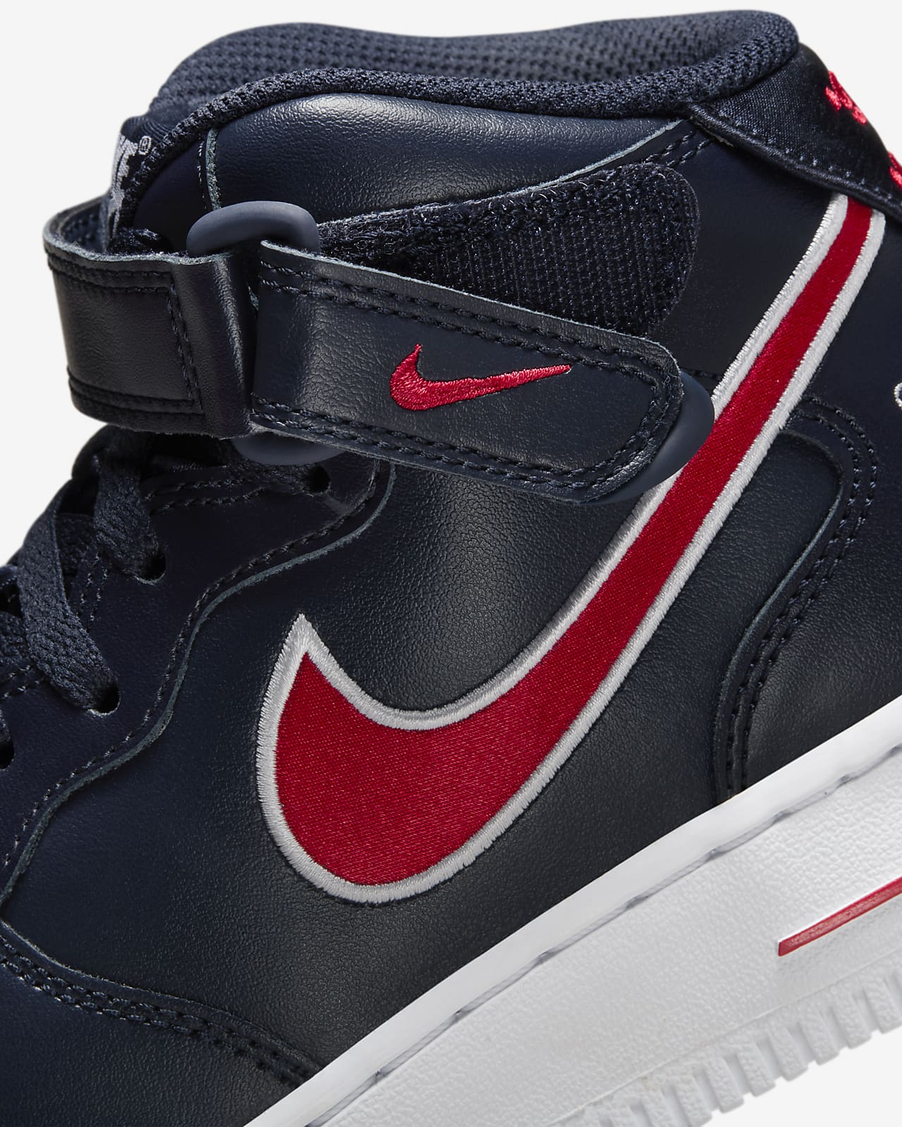 Nike Air Force 1 Mid (Black/Gym Red) - Sneaker Freaker