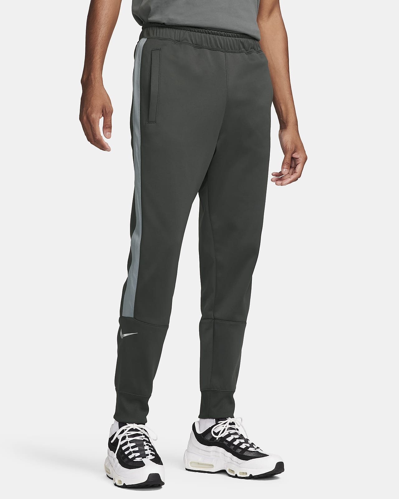 Nike Pantalon de survêtement Sportswear Club Polaire Femme Noir