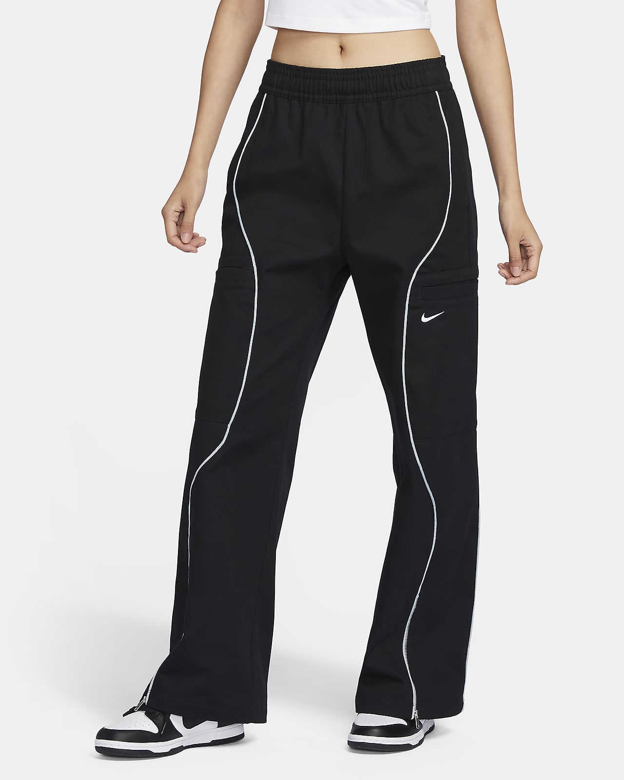 Nike Sportswear Women's High-Waisted Woven Pants. Nike JP